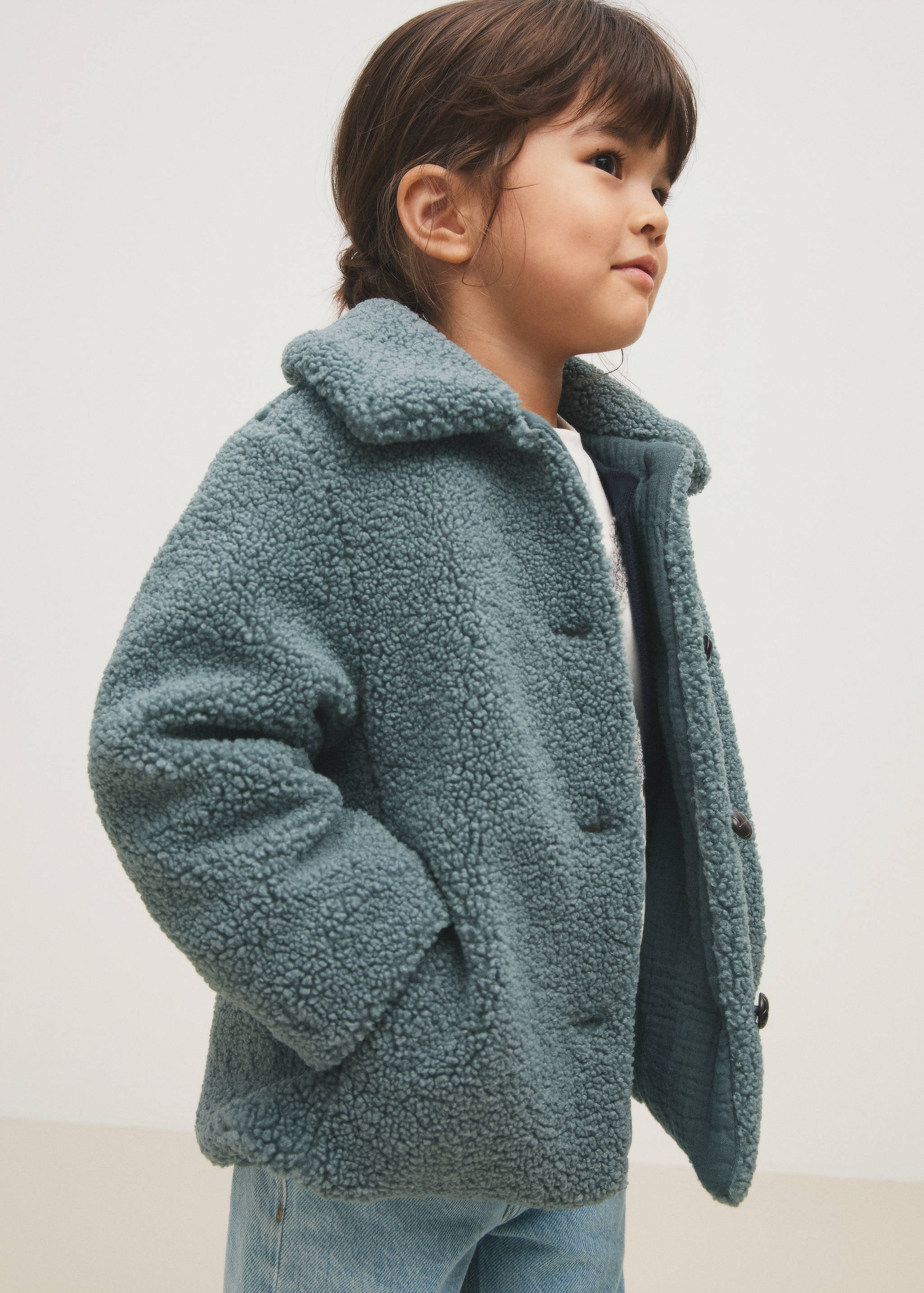 Shearling-effect coat - Details of the article 6