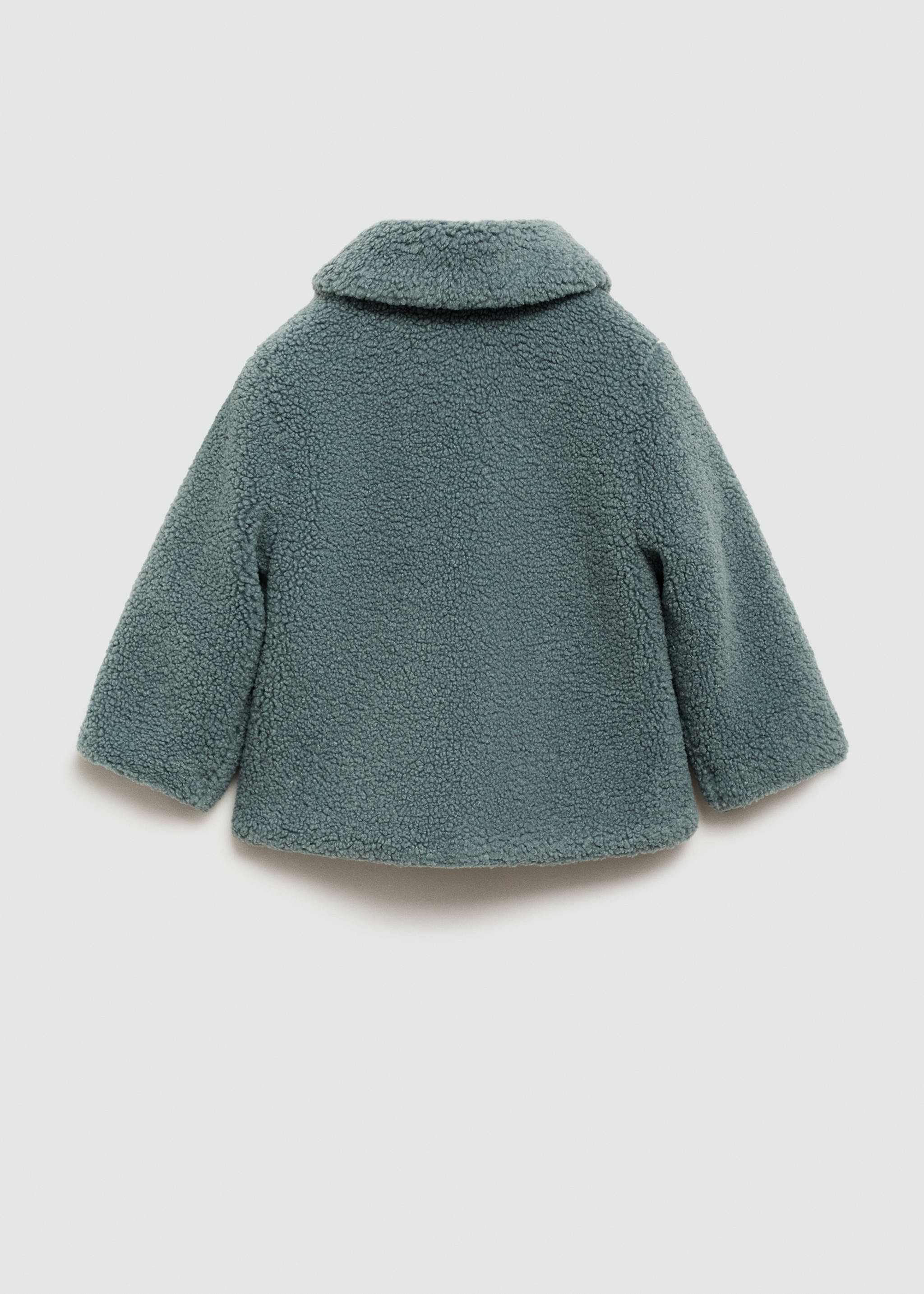 Shearling-effect coat - Reverse of the article