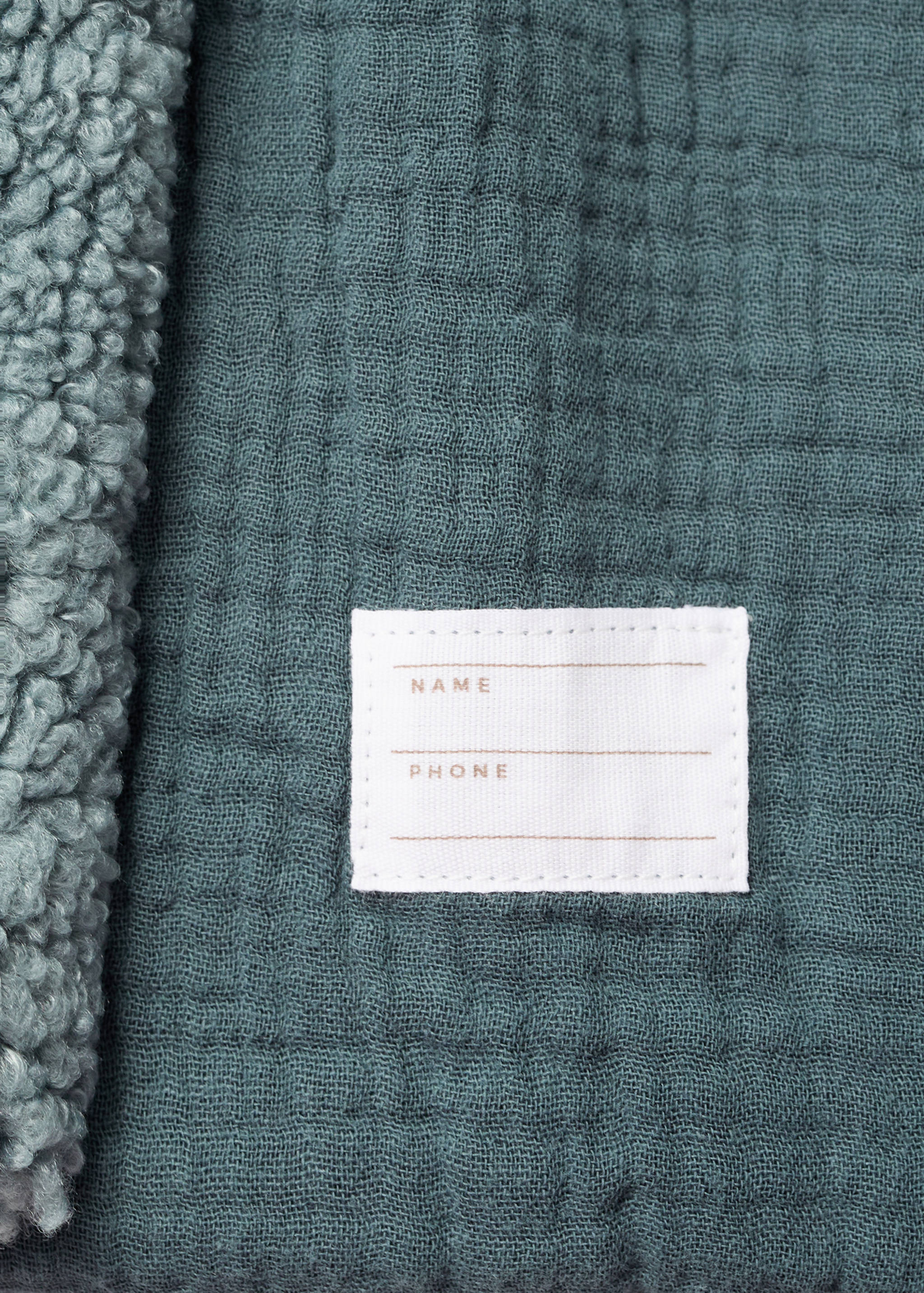 Shearling-effect coat - Details of the article 0