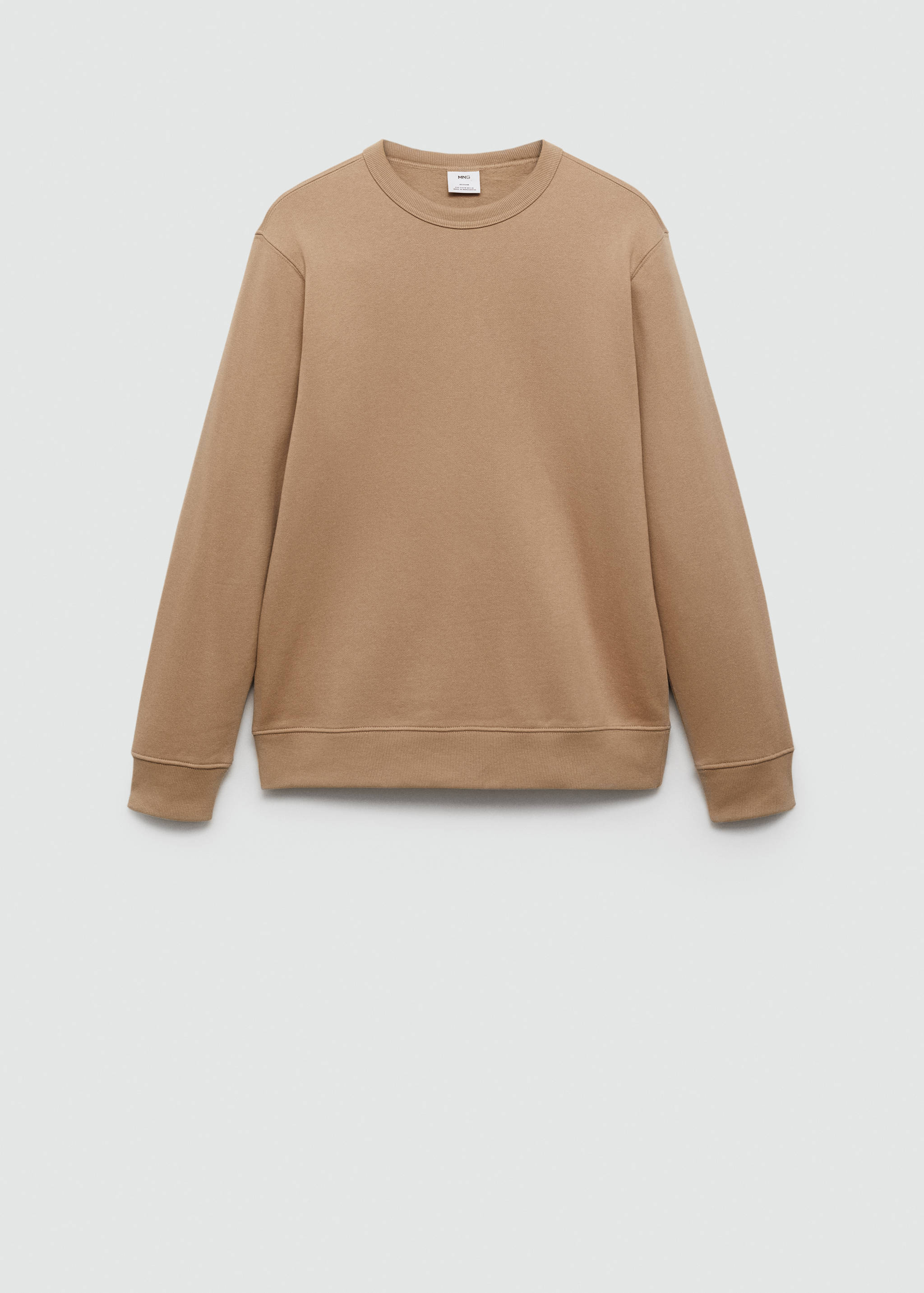 Plush cotton sweatshirt - Article without model