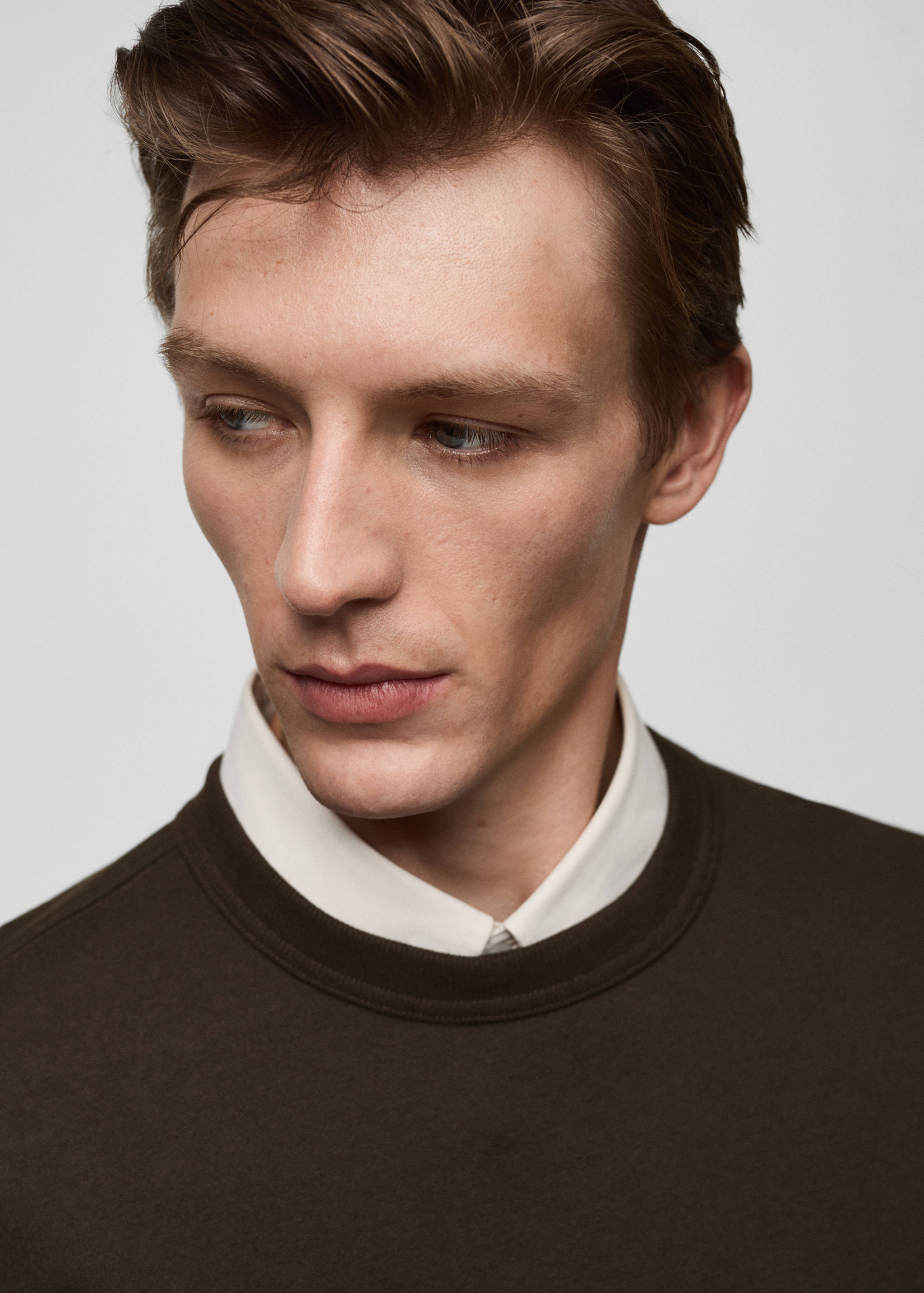 Plush cotton sweatshirt - Details of the article 1