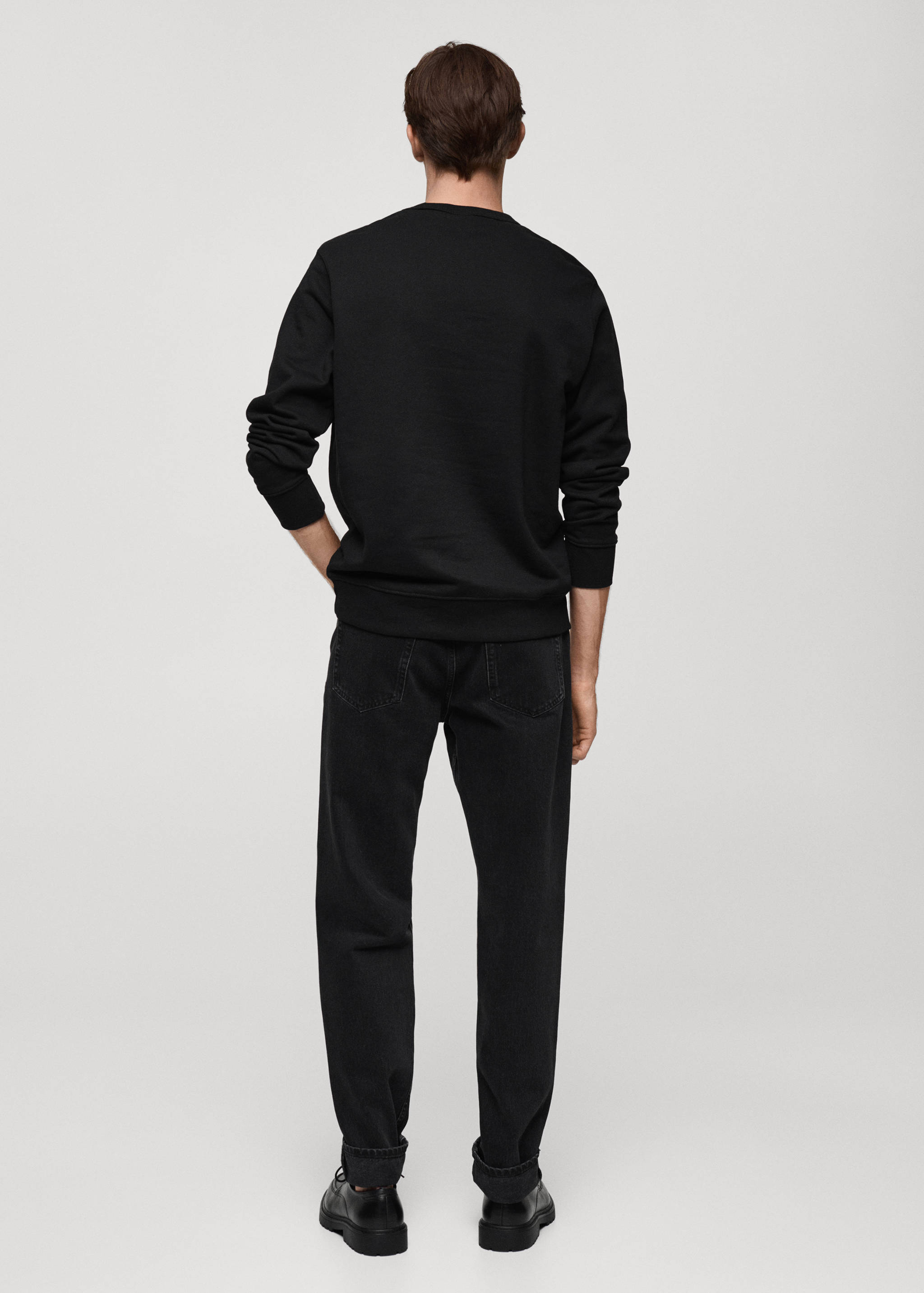 Sudadera felpa algodón - Reverso del artículo