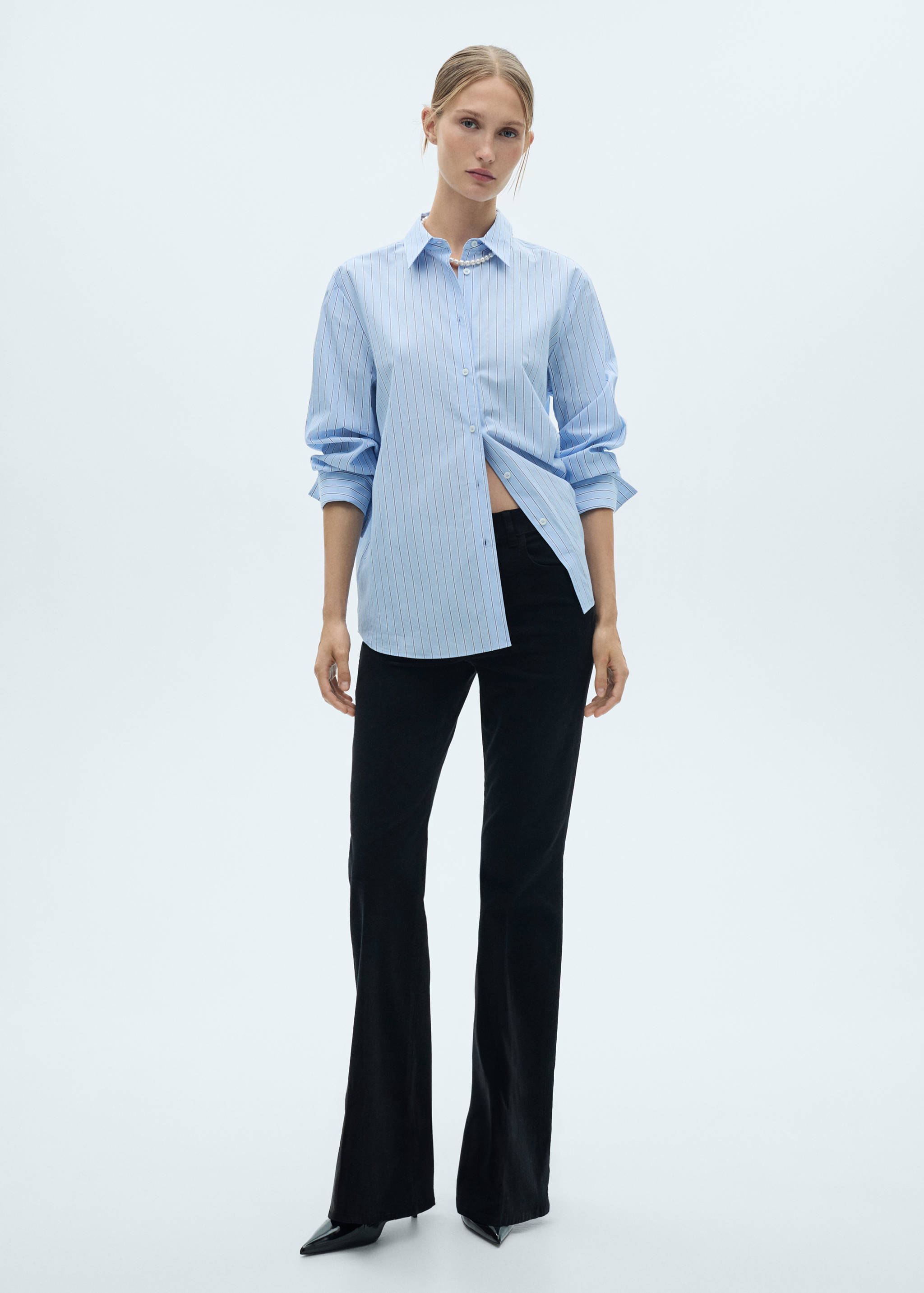 Violeta flared corduroy pants - General plane