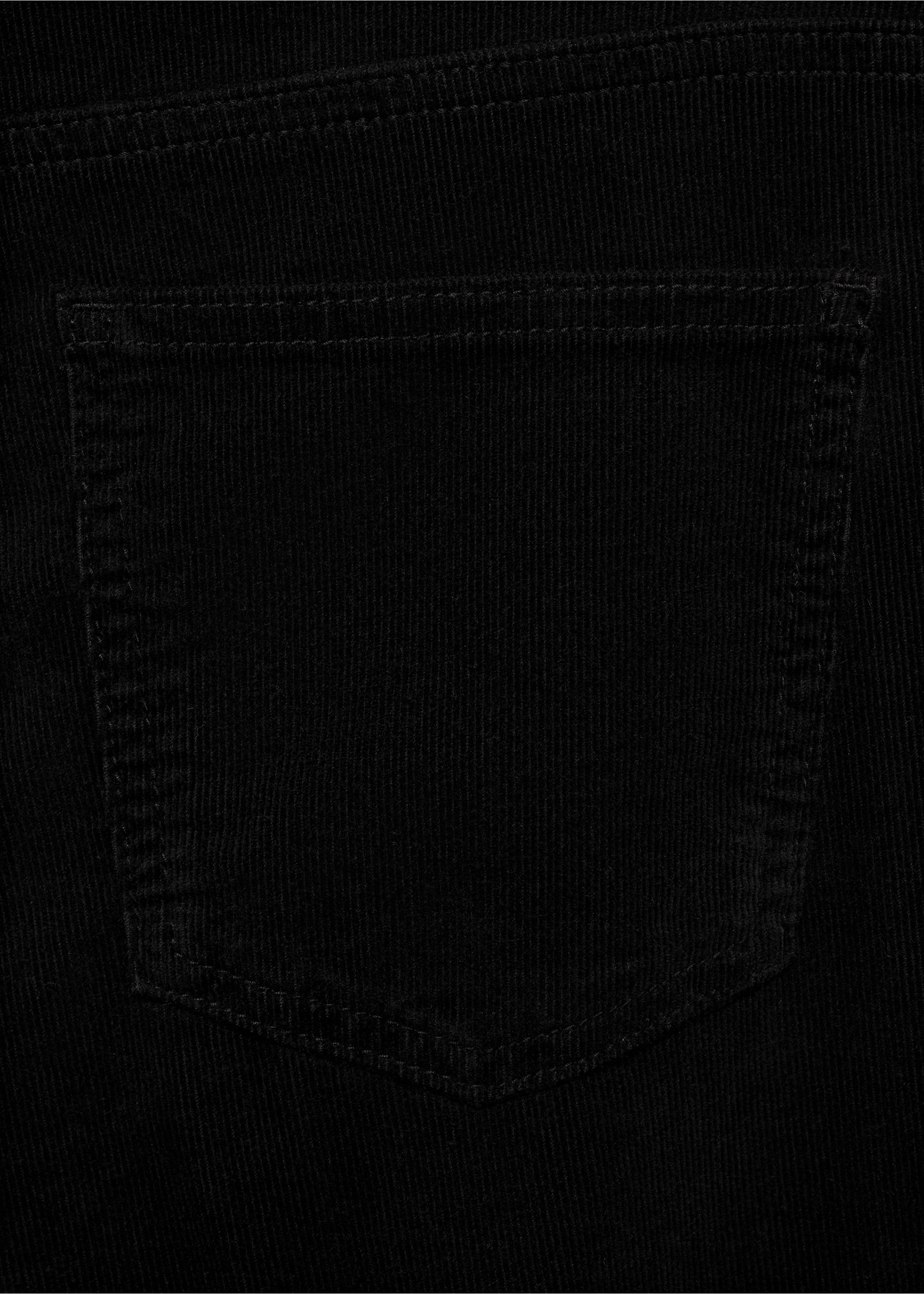 Utsvängda manchesterbyxor - Detaljer om artikeln 0, Svart. Ref: 77017118-00.