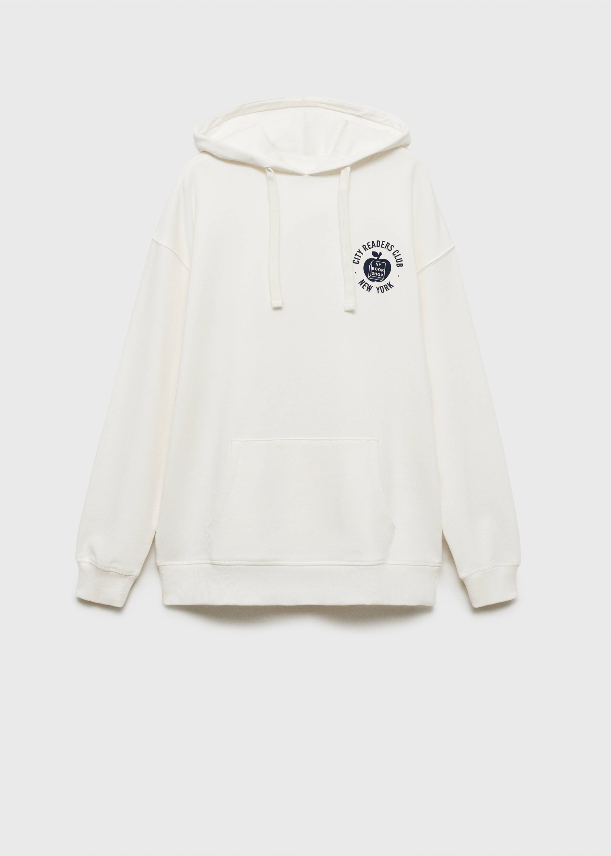 Oversized printed sweatshirt - Article without model, Off White. Ref: 77017121-00.