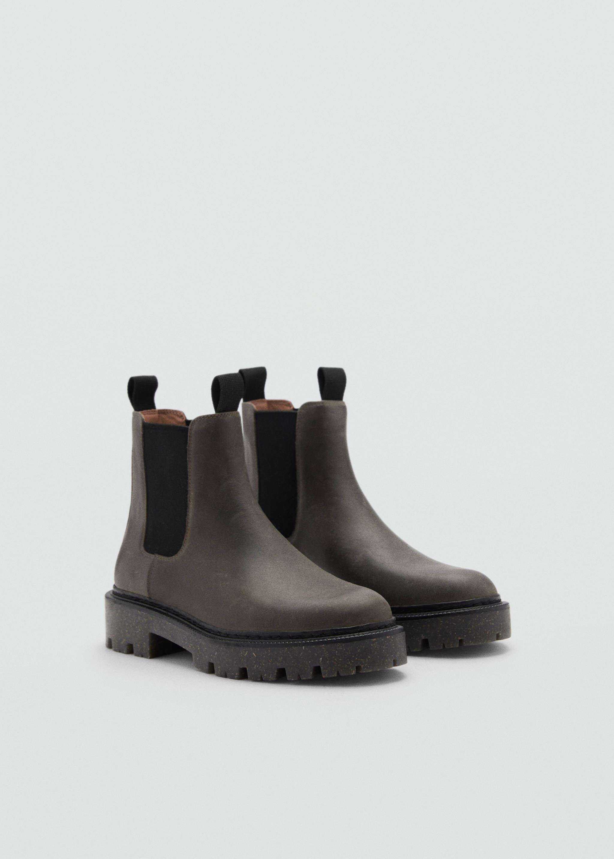 Leather chelsea boots - Medium plane