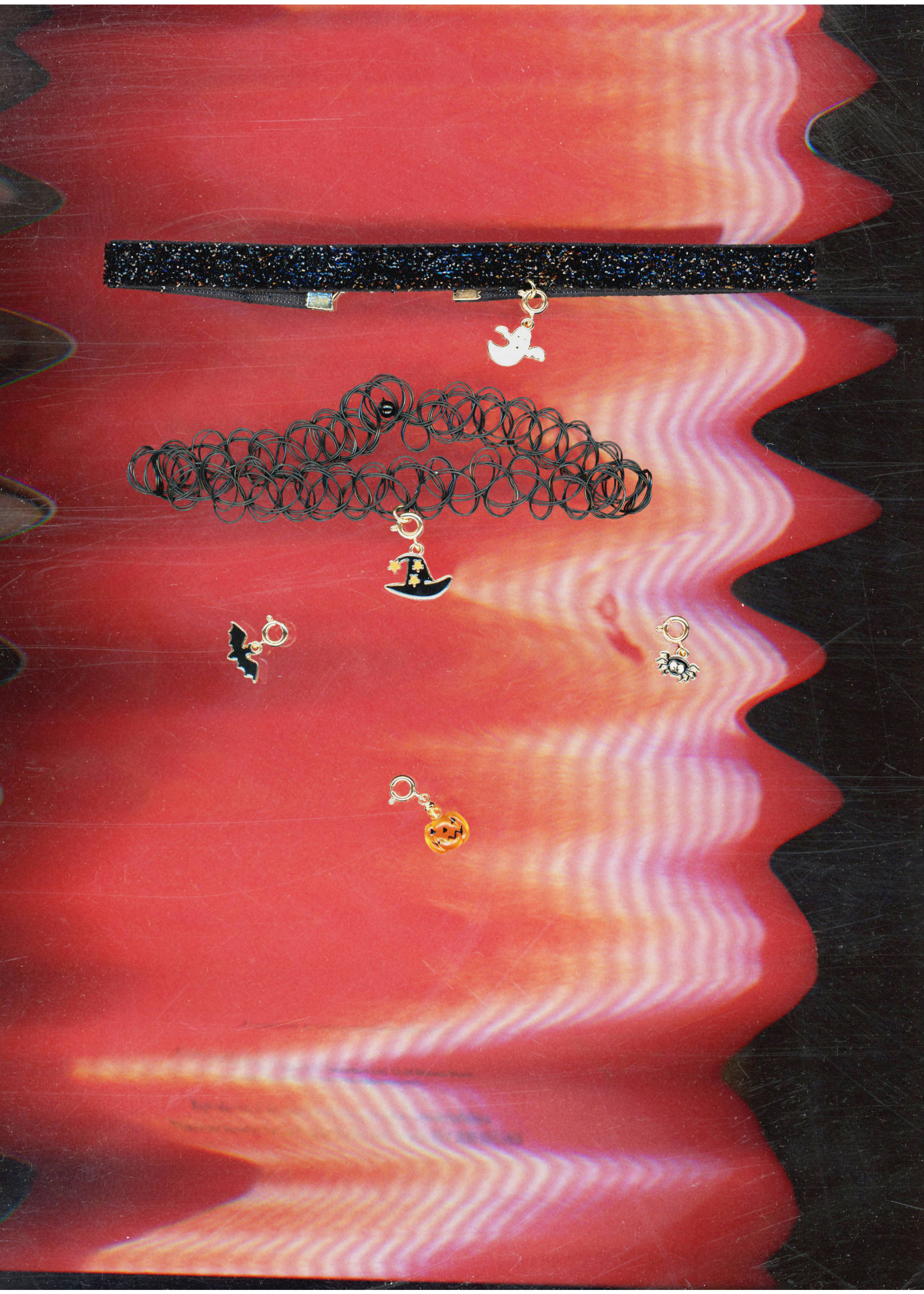 Pack 2 chokers Halloween - Detalle del artículo 5, Negro. Ref: 77017124-00.