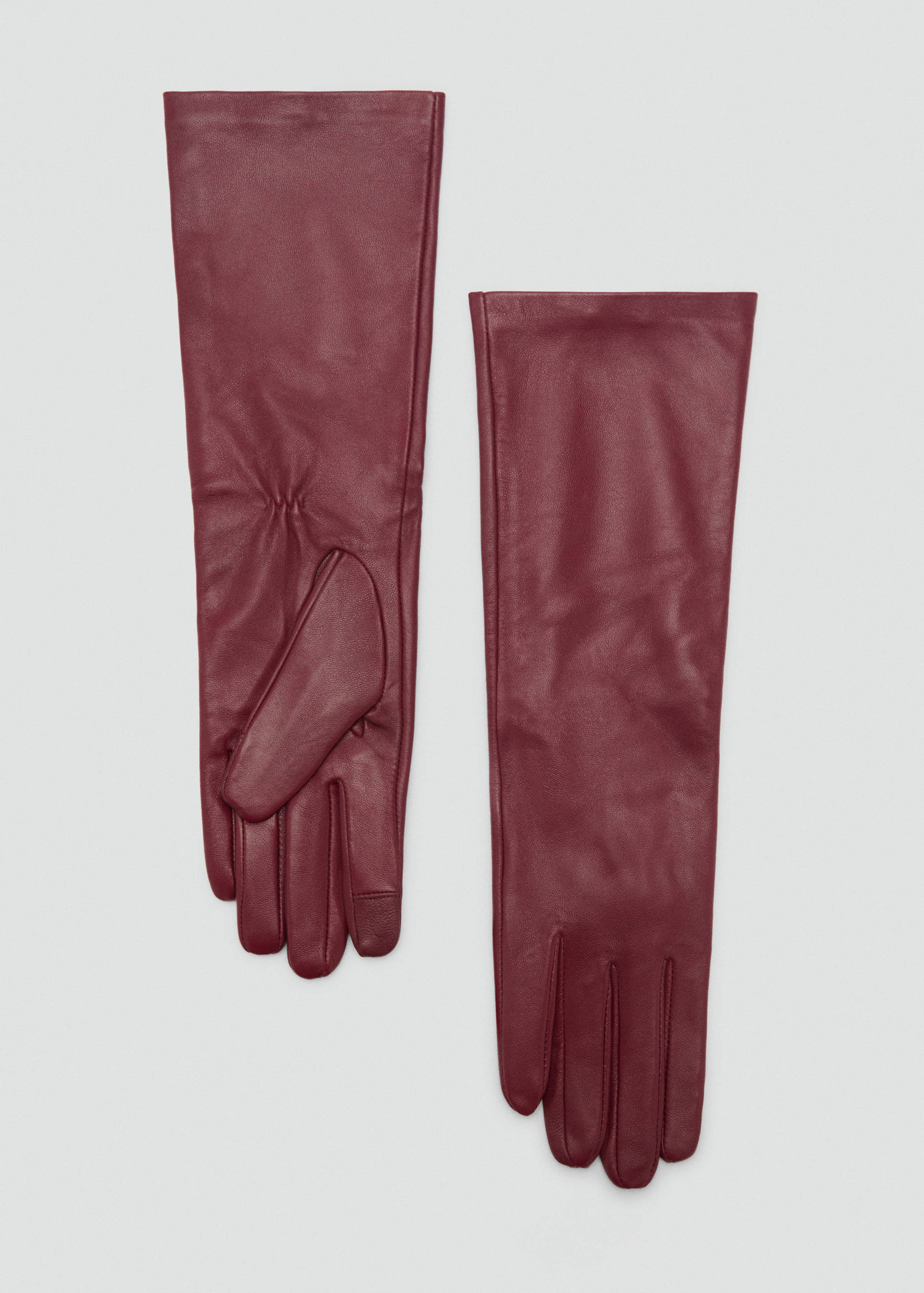 Long leather gloves - Article without model