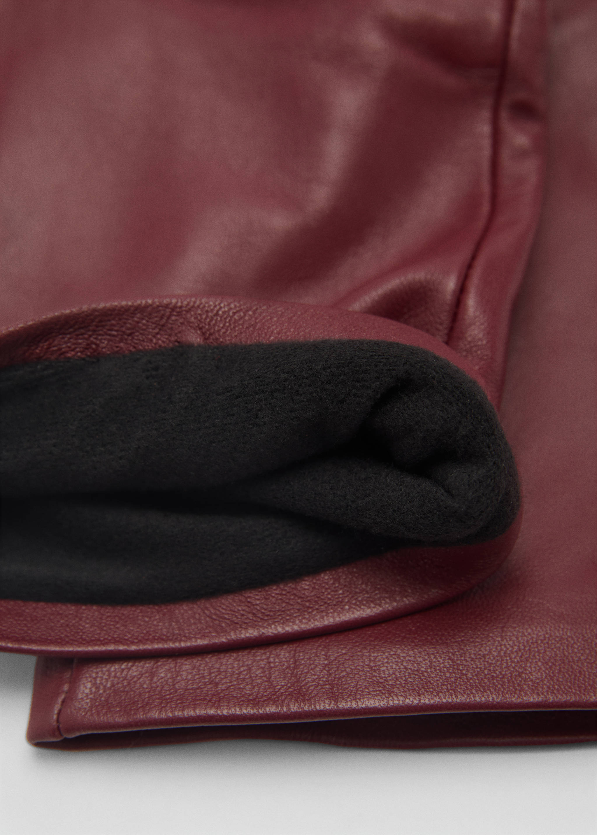 Long leather gloves - Medium plane