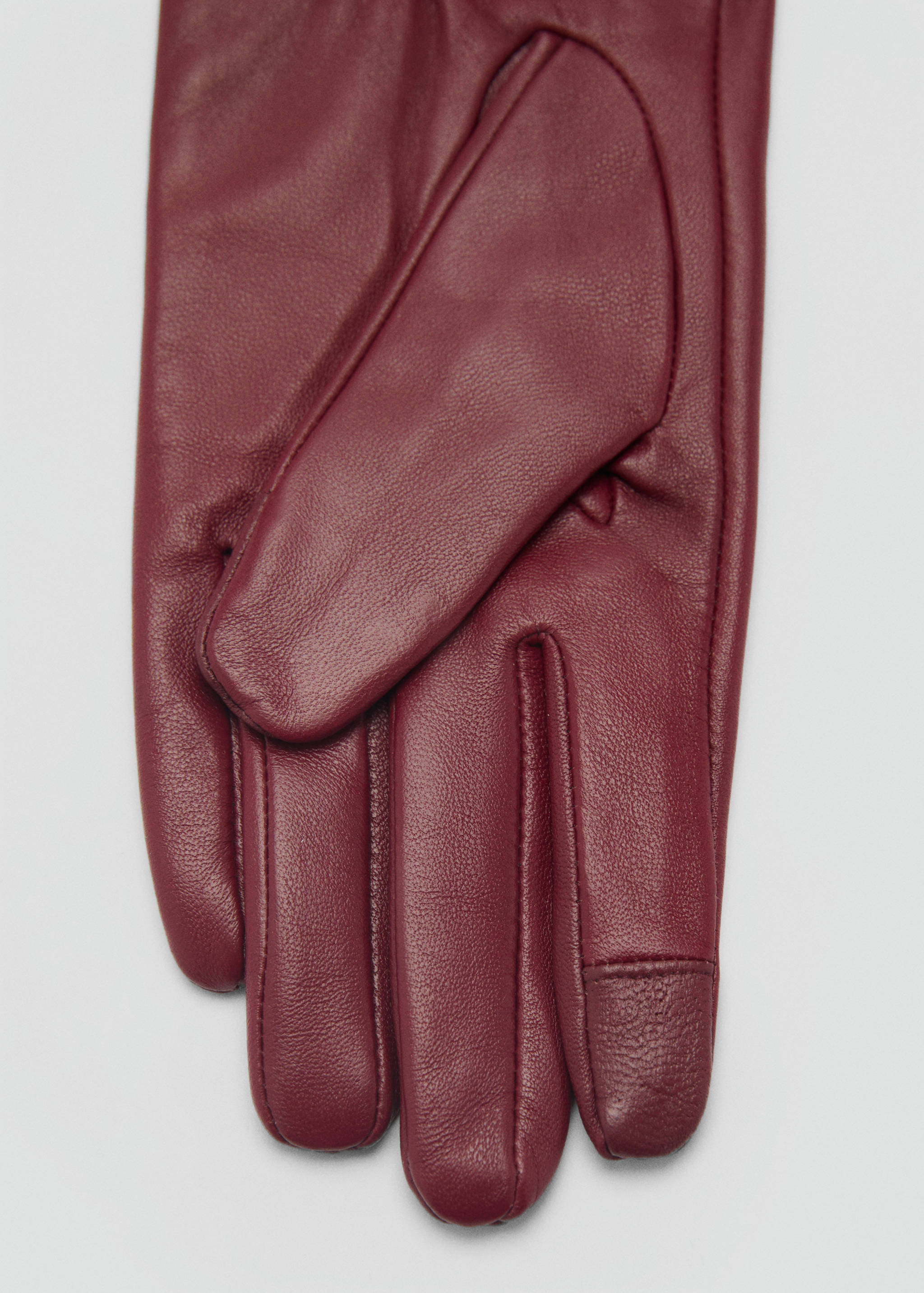 Long leather gloves - Details of the article 1