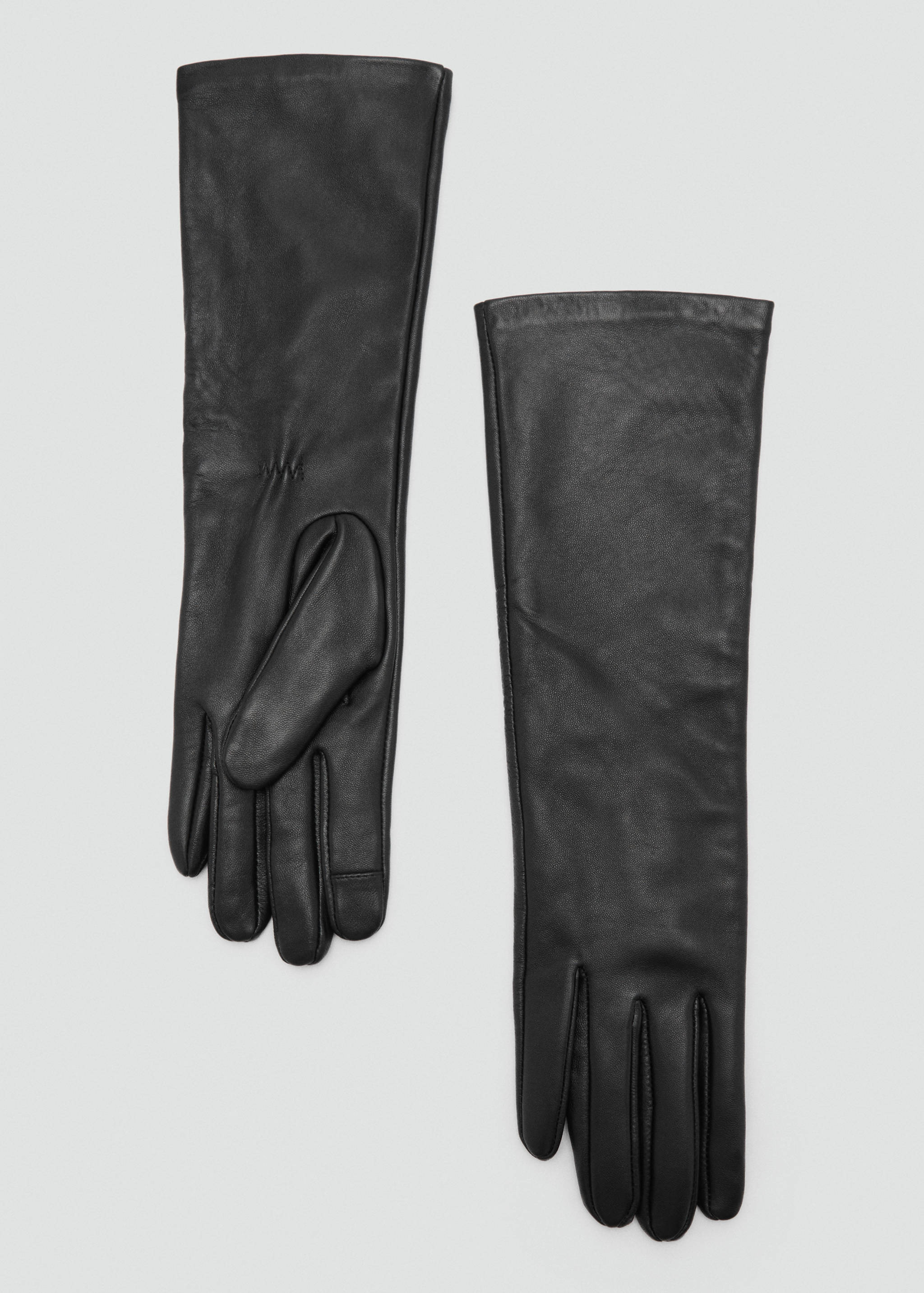 Long leather gloves - Article without model