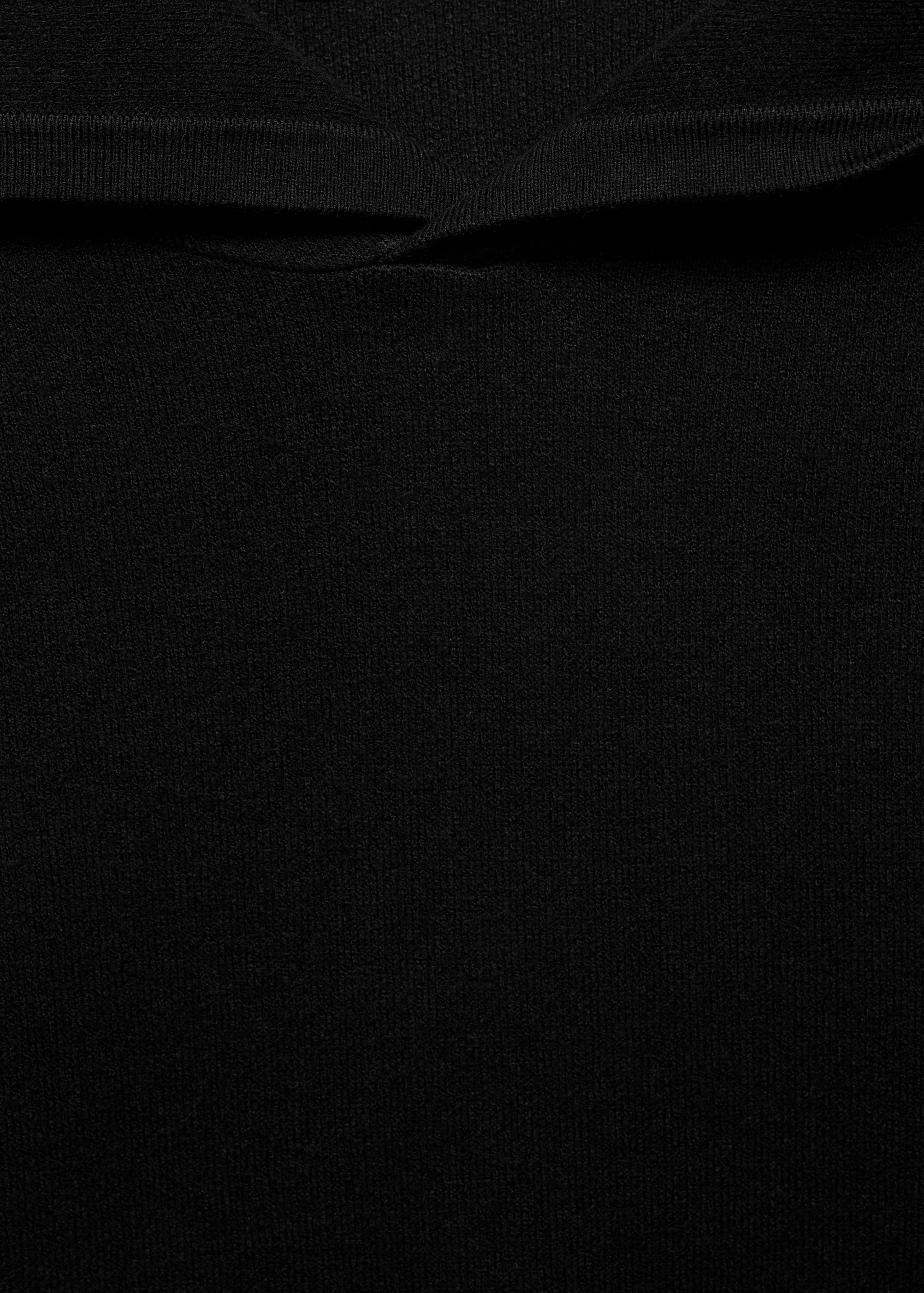 Hooded knit sweater - Details of the article 8