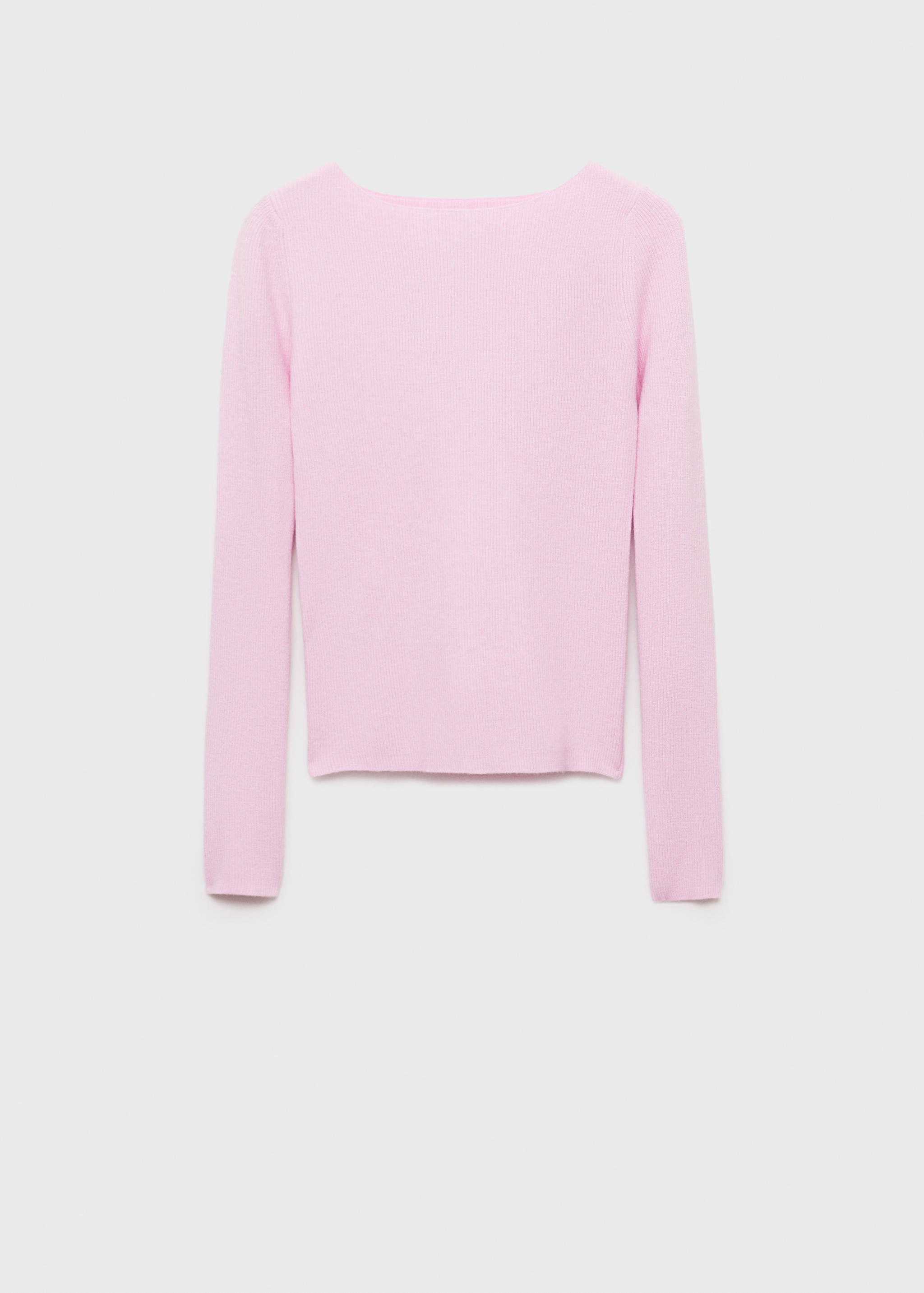 Gebreide trui met boothals - Artikel zonder model