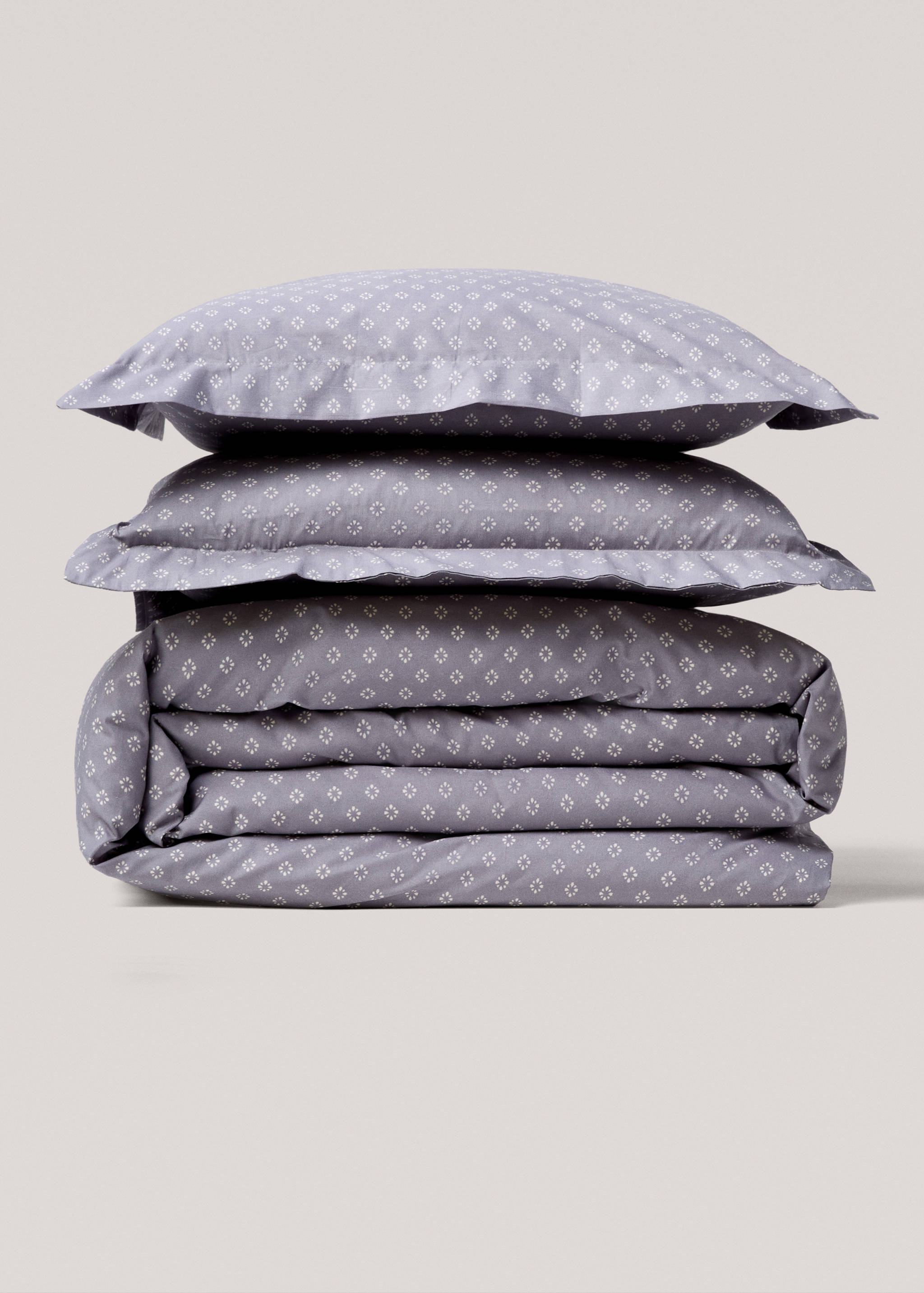 Printed cotton duvet cover for 150cm bed - Article without model