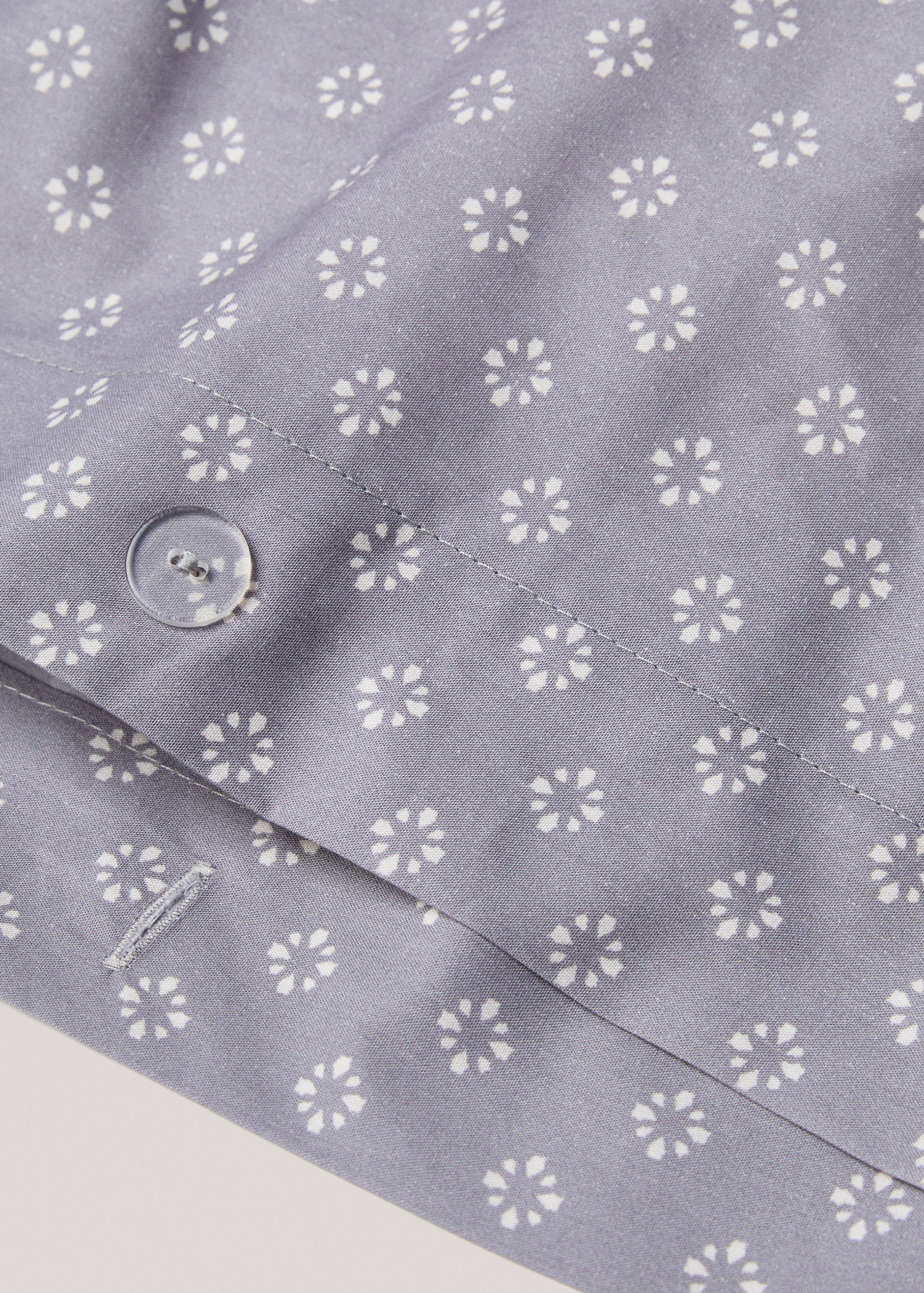 Printed cotton duvet cover for 150cm bed - Details of the article 1