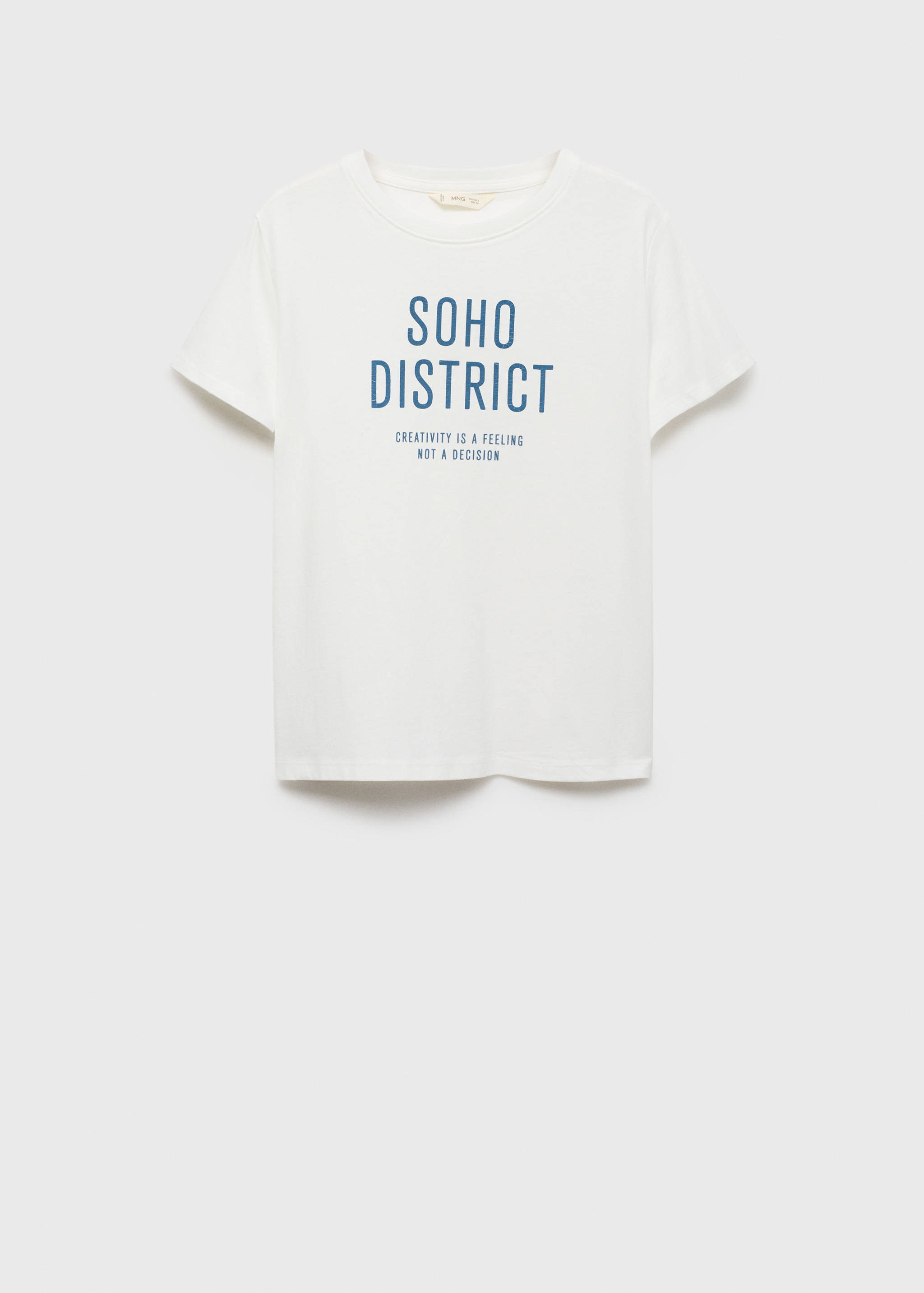 Printed cotton-blend T-shirt - Article without model