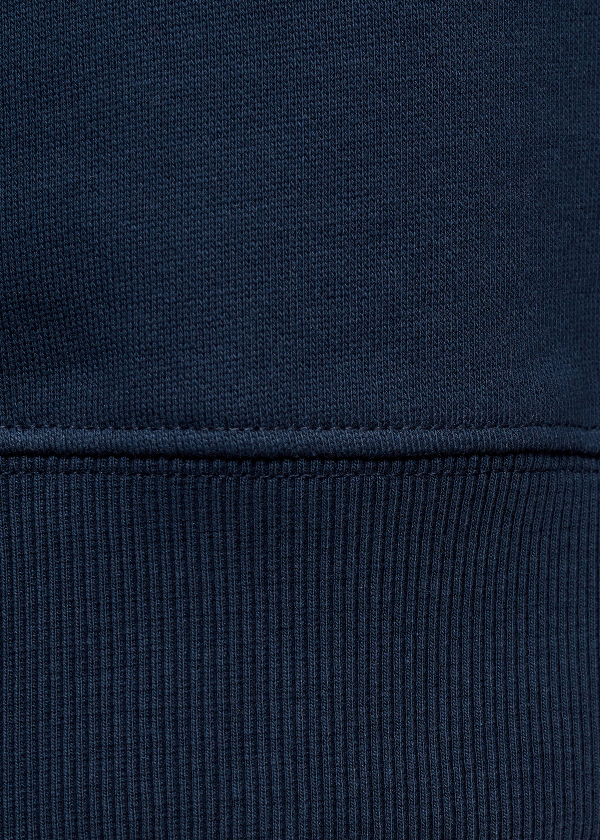 Tryckt collegetröja bomull - Detaljer om artikeln 0