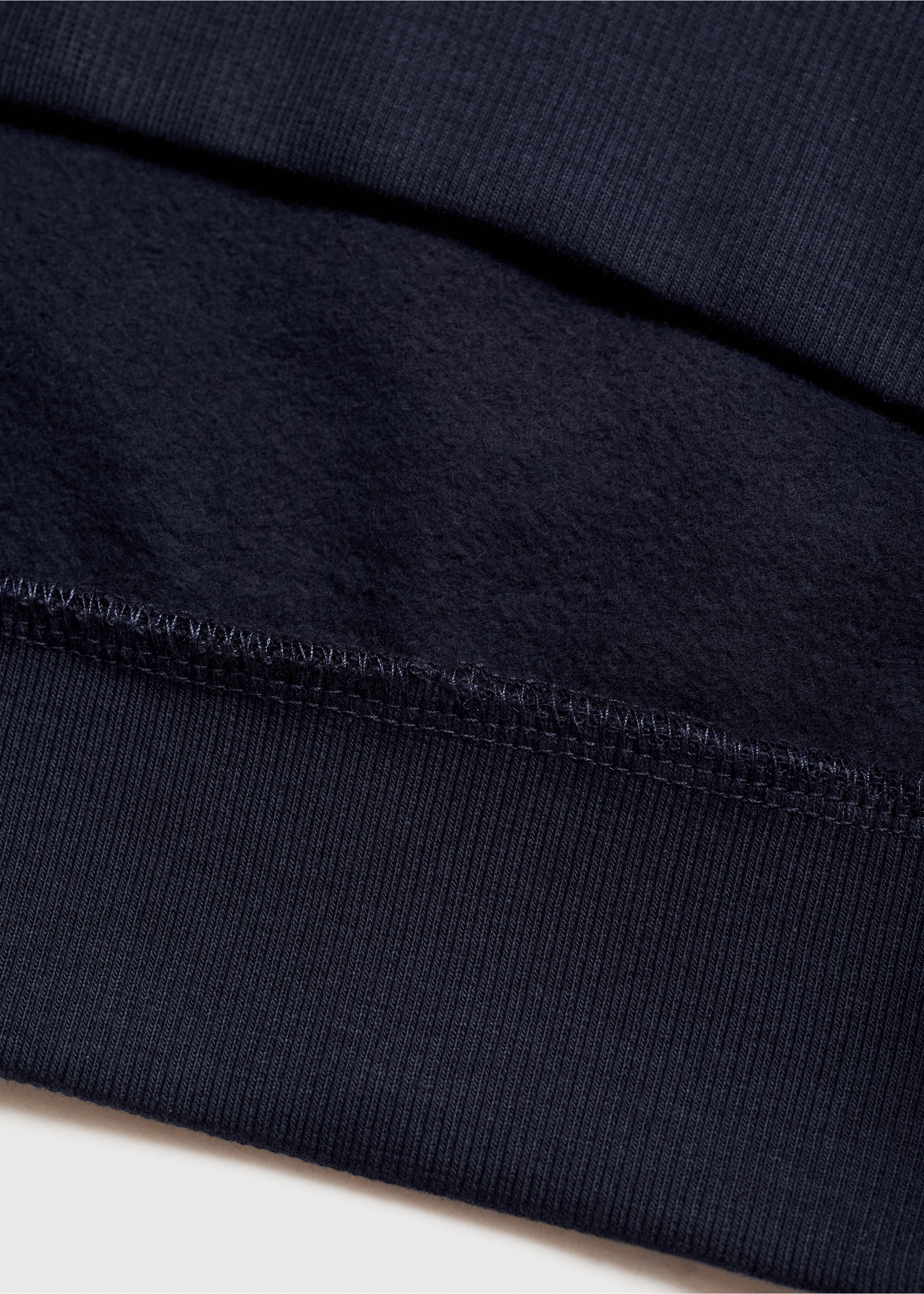 Floral embroidered sweatshirt - Details of the article 0, Dark Navy. Ref: 77017697-00.