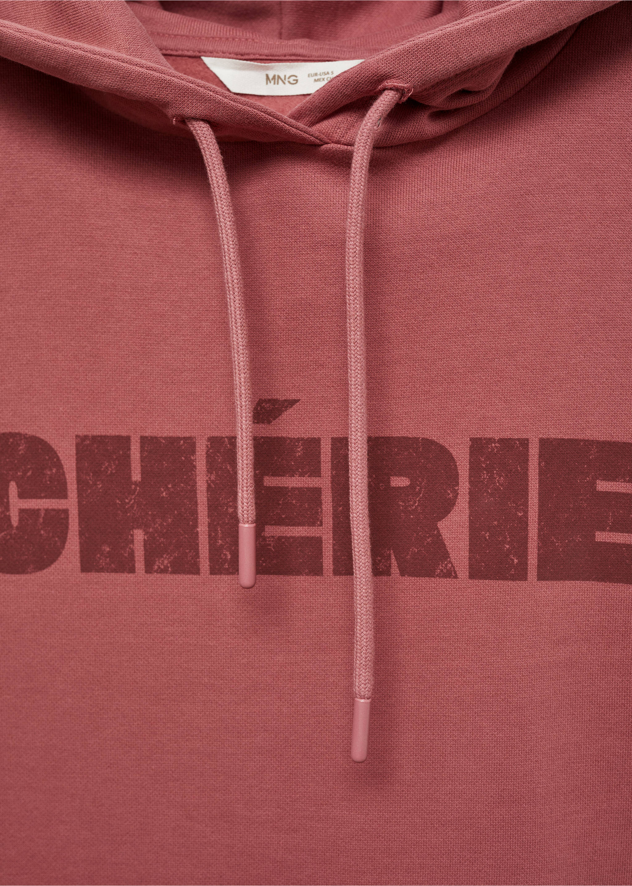 Sweat-shirt coton imprimé - Détail de l'article 8, Fraise. Ref: 77017699-00.