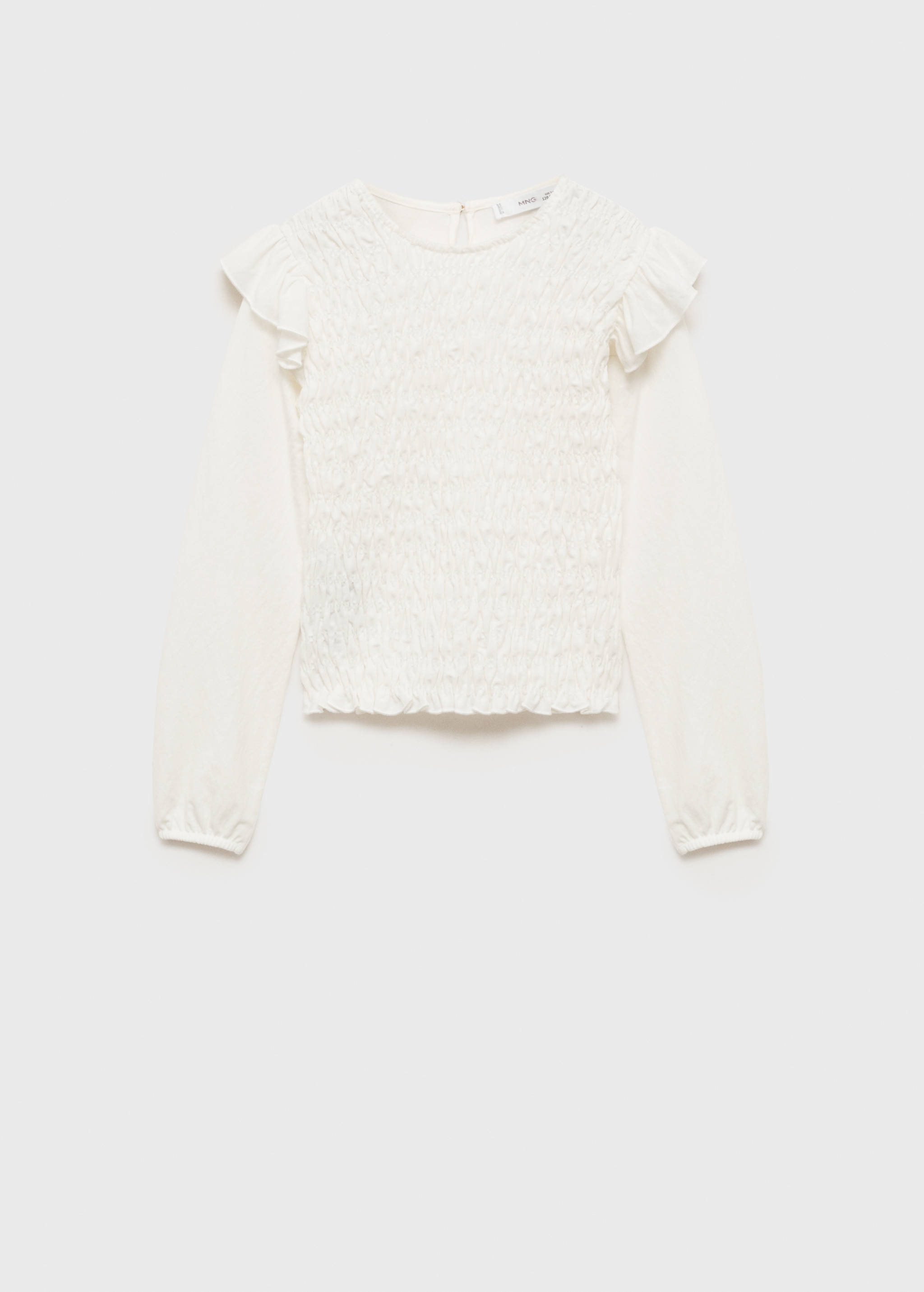 Ruffles ruched T-shirt - Article without model