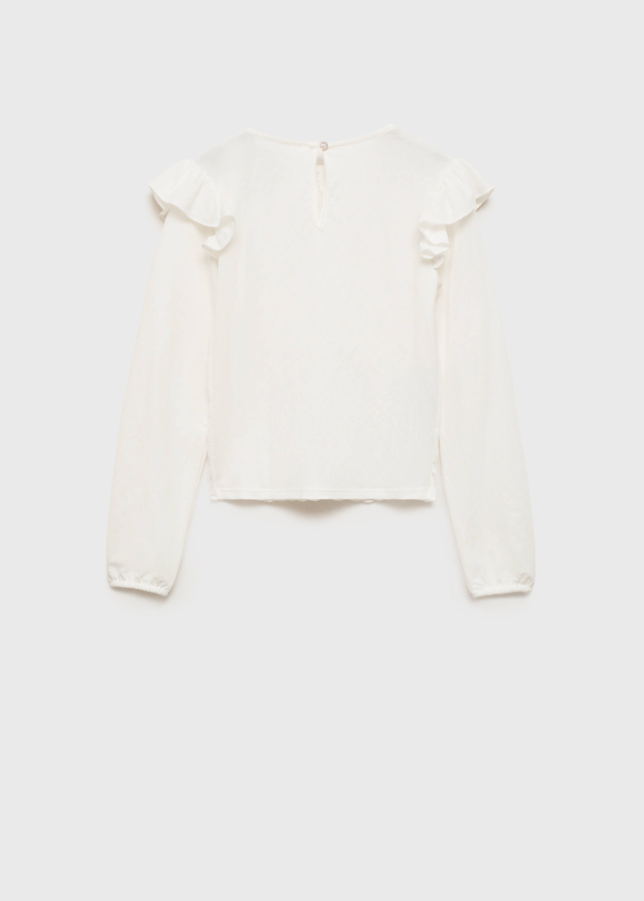 Ruffles ruched T-shirt - Reverse of the article