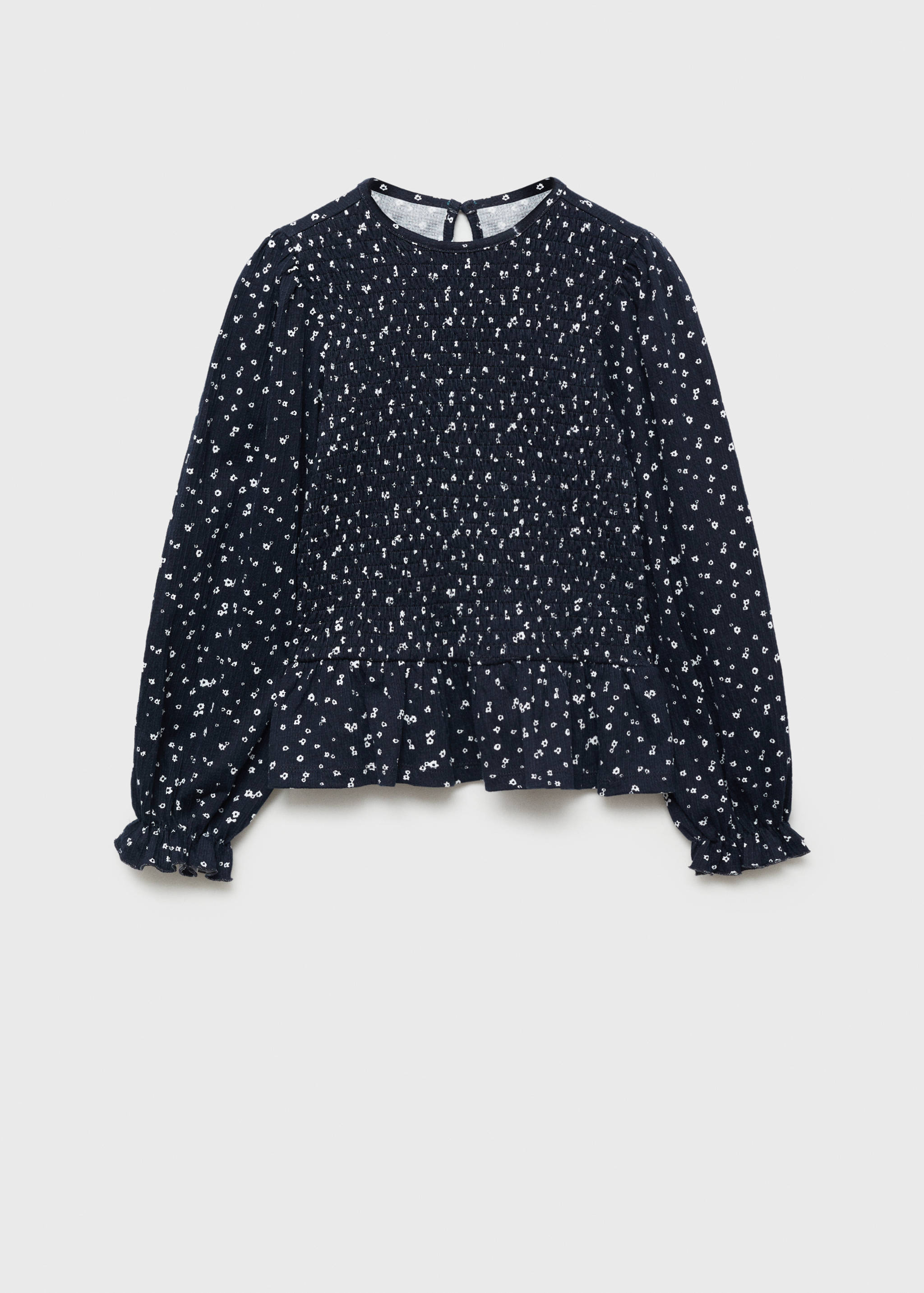 Blommigt tryck blus - Artikel utan modell