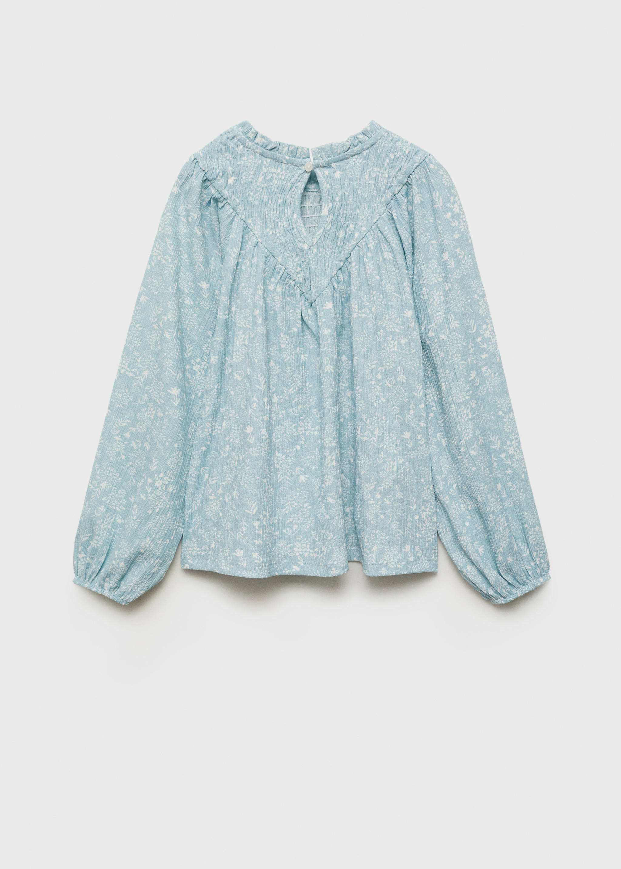Blusa estampado floral - Reverso del artículo