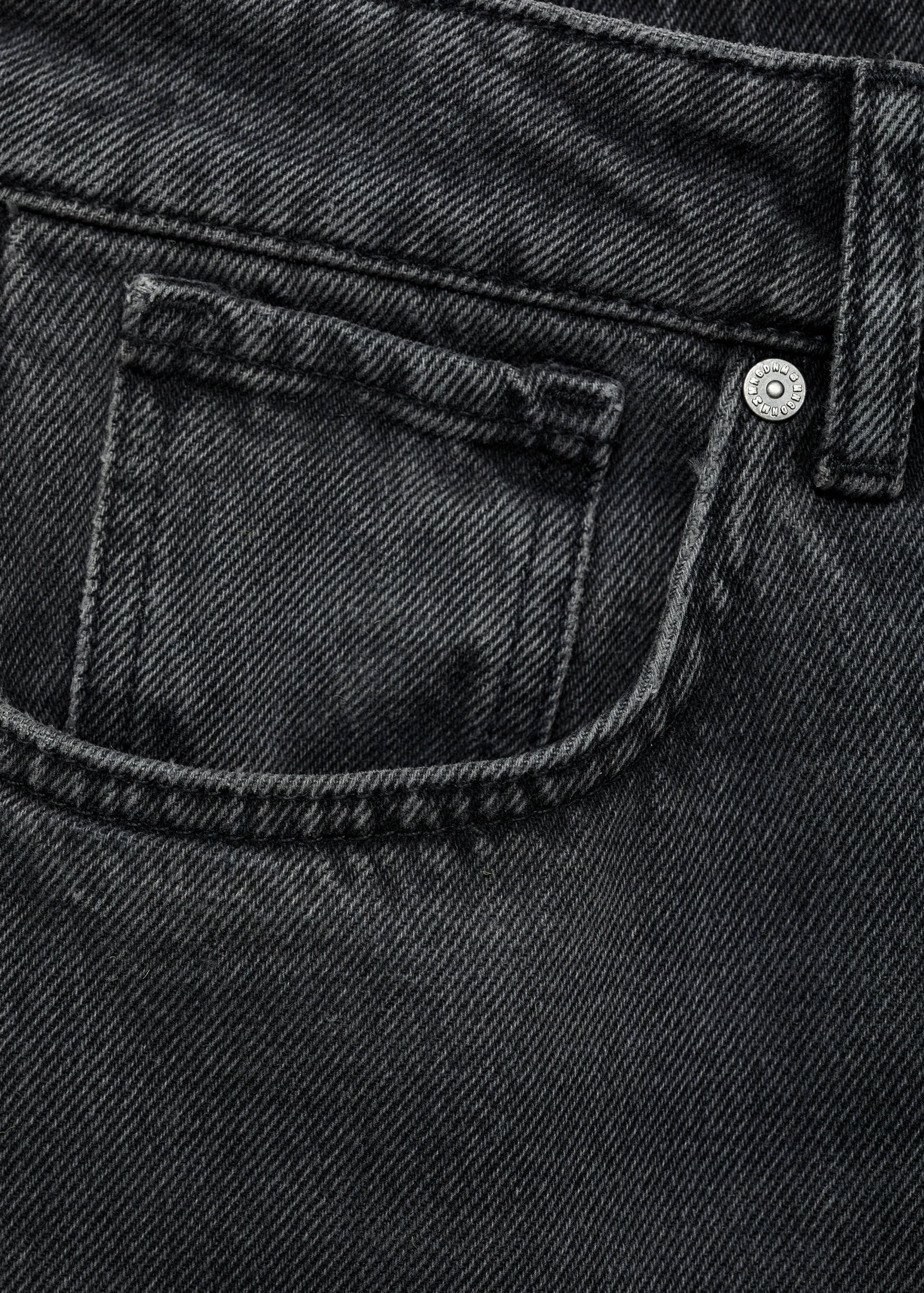 Loose Fit-Wideleg-Jeans mit niedriger Bundhöhe - Detail des Artikels 8