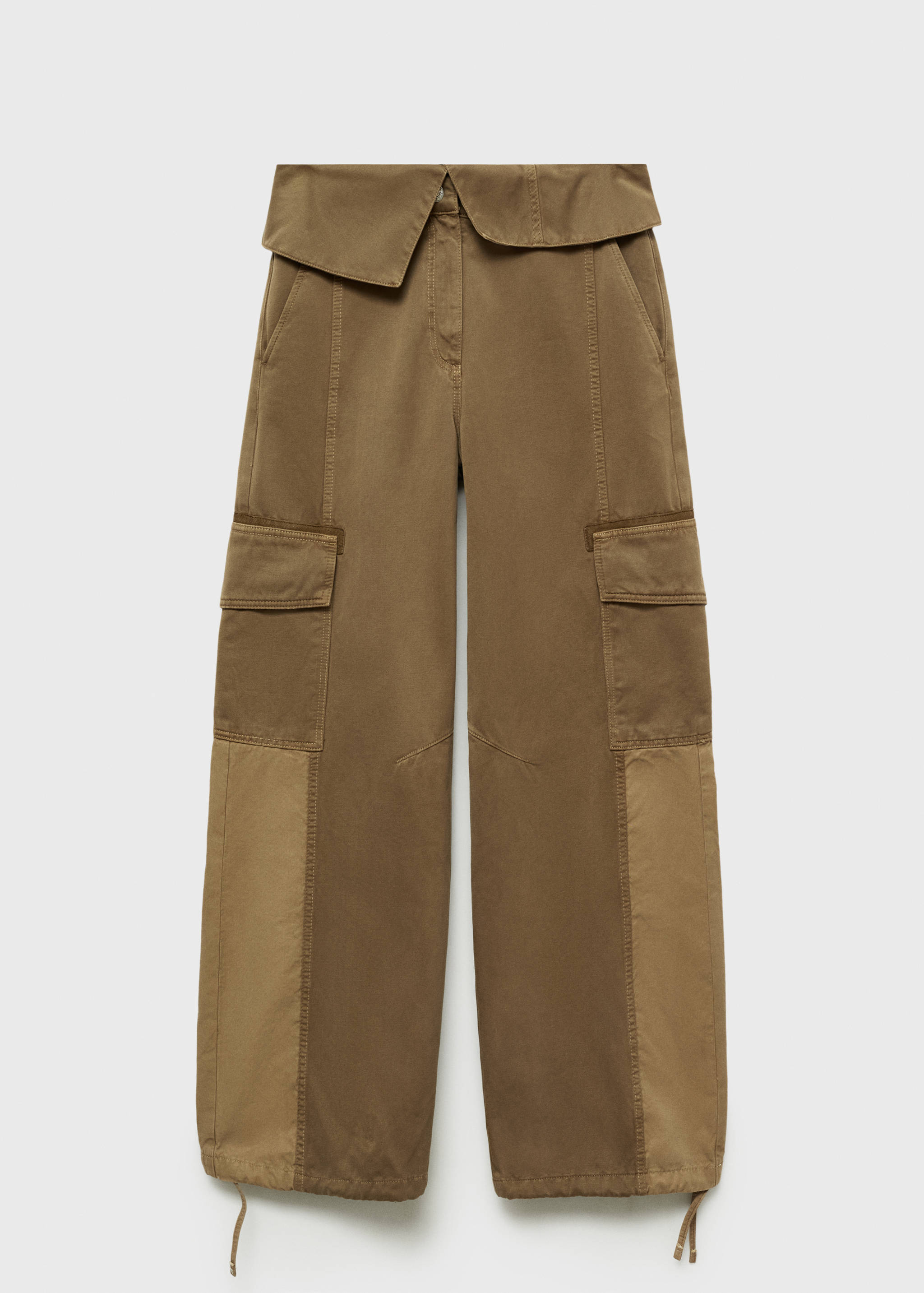 Cargo jeans with turn-up waist - Article without model