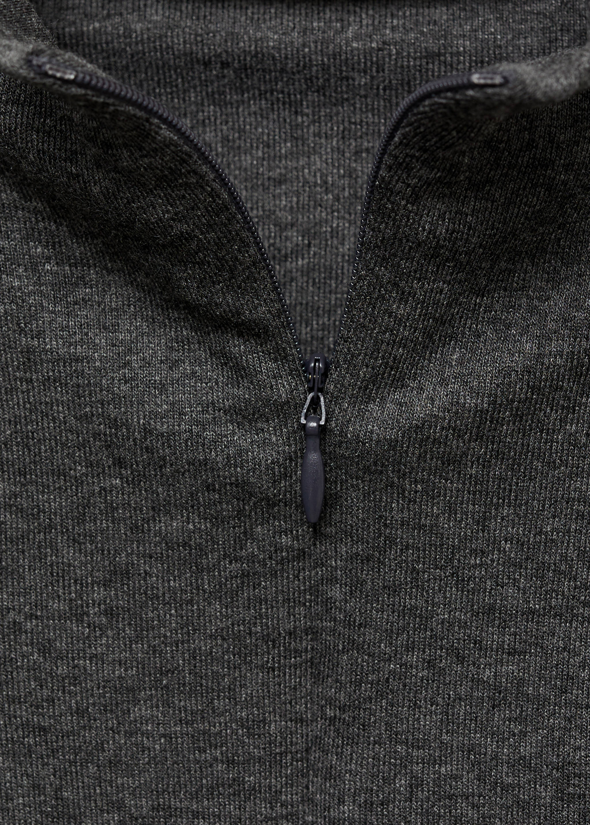 Perkins-neck zip-up t-shirt - Details of the article 8