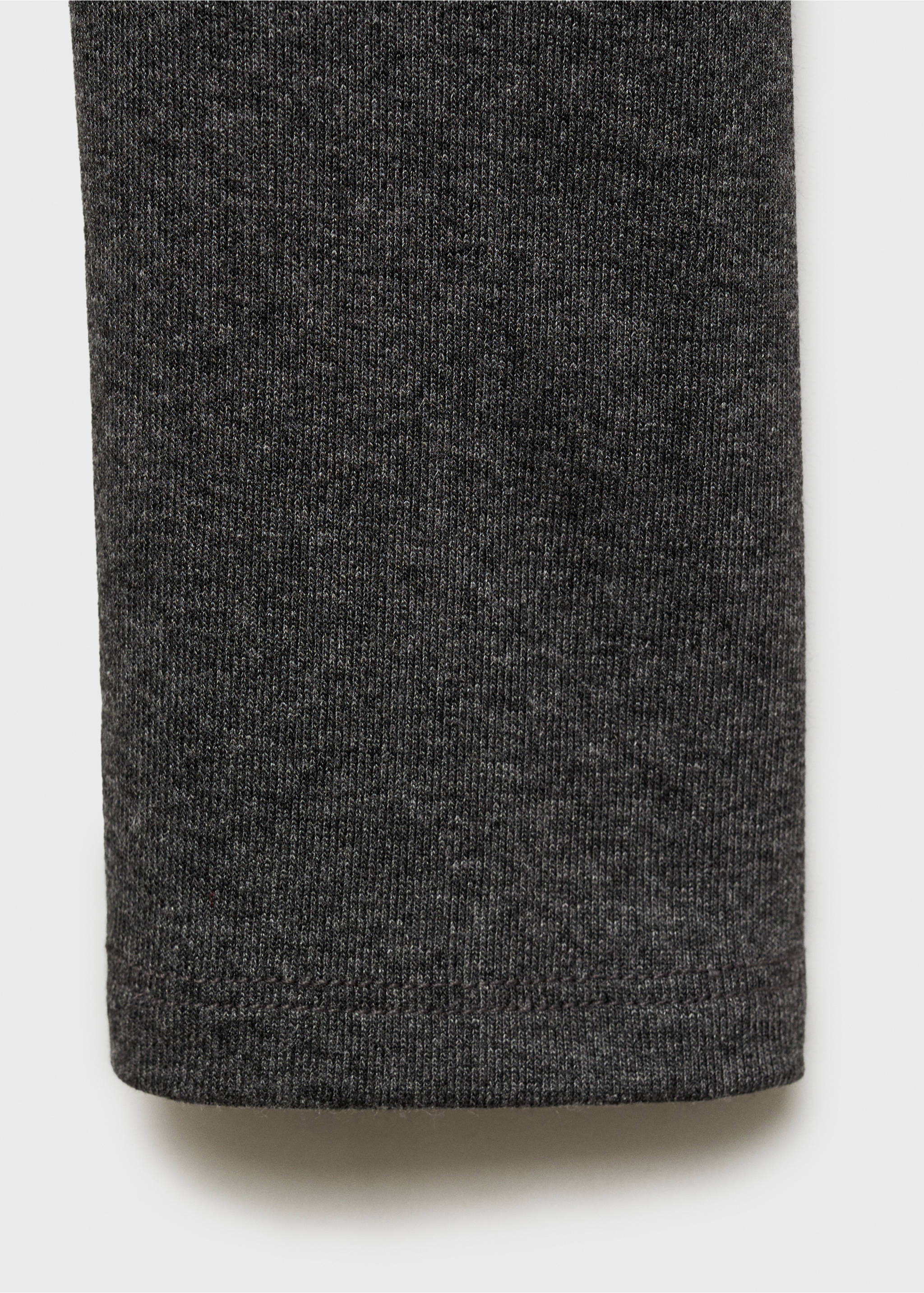 Maglietta collo Perkins zip - Dettaglio dell'articolo 0, Grigio. Ref: 77017720-00.