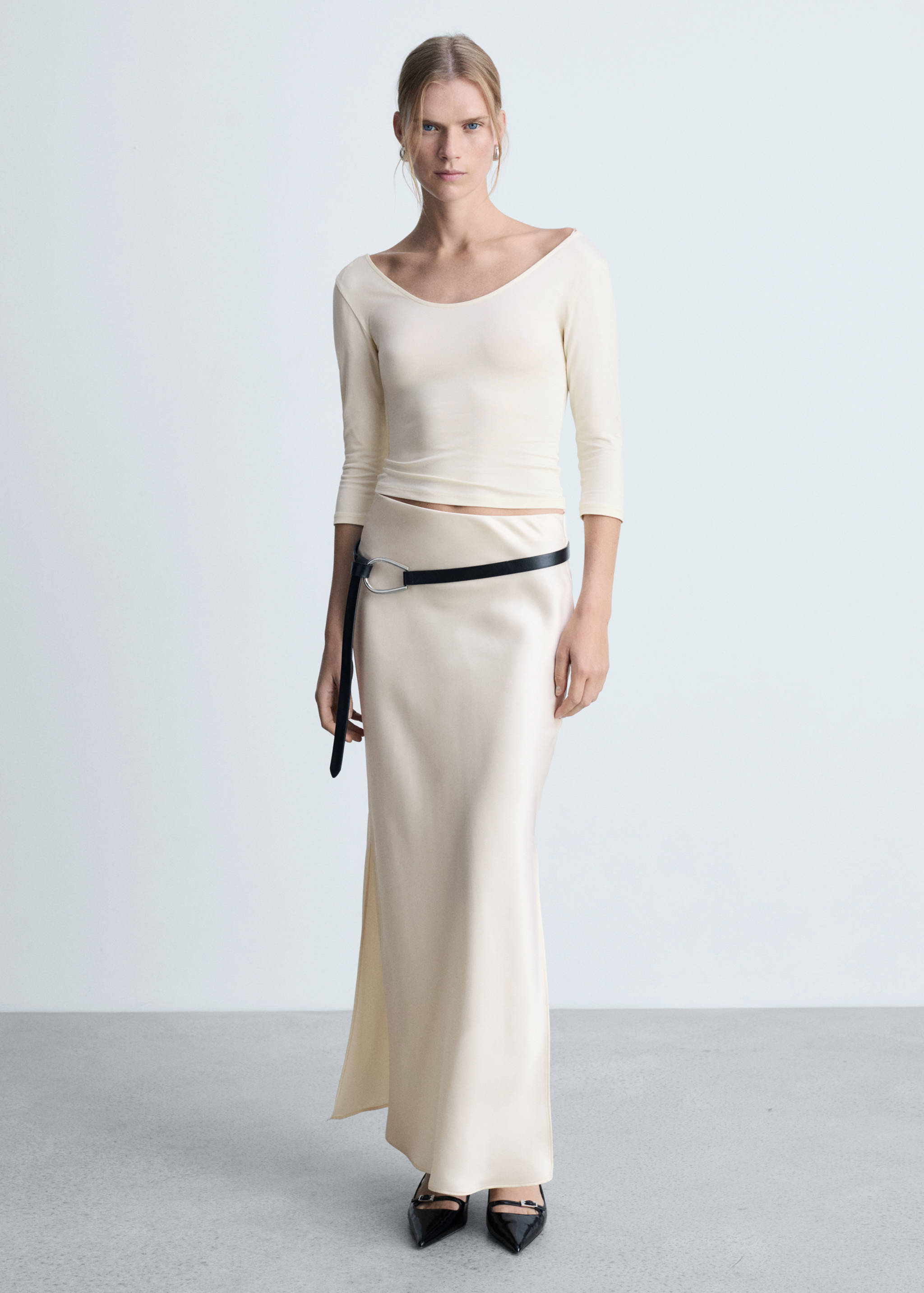 Three-quarter sleeve t-shirt - General plane