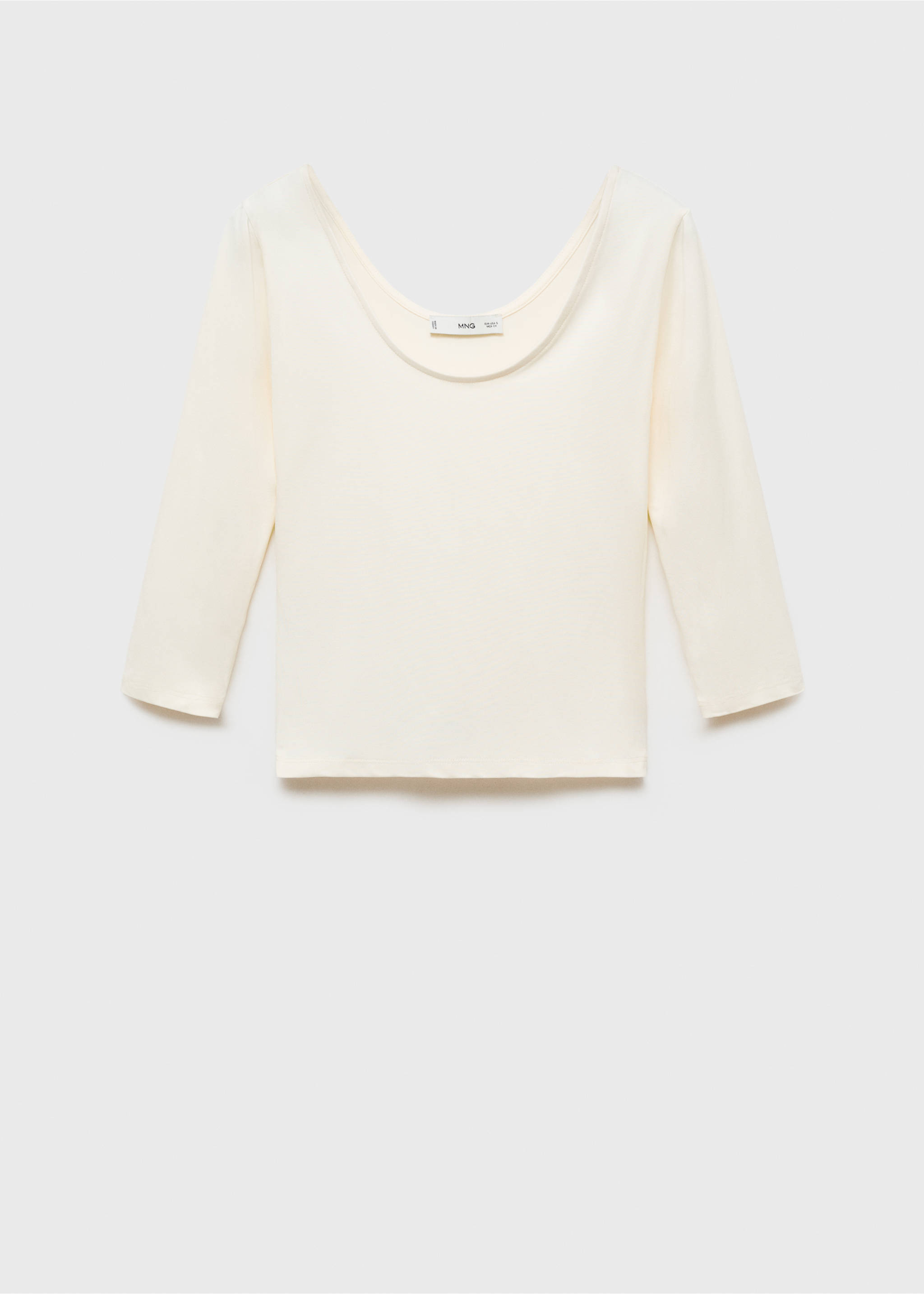 Samarreta màniga tres quarts - Article sense model, Cru. Ref: 77017722-00.