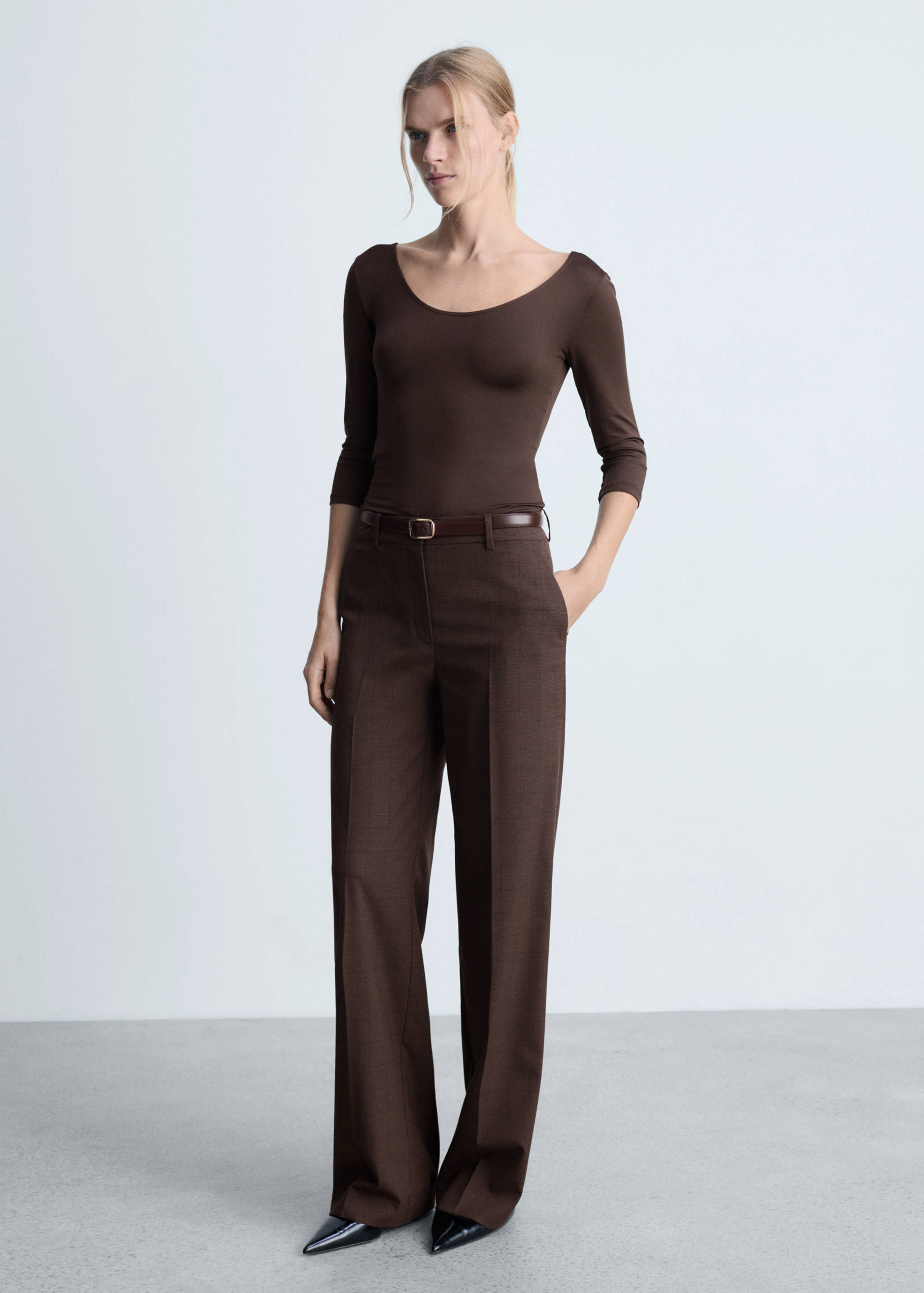 Three-quarter sleeve t-shirt - General plane