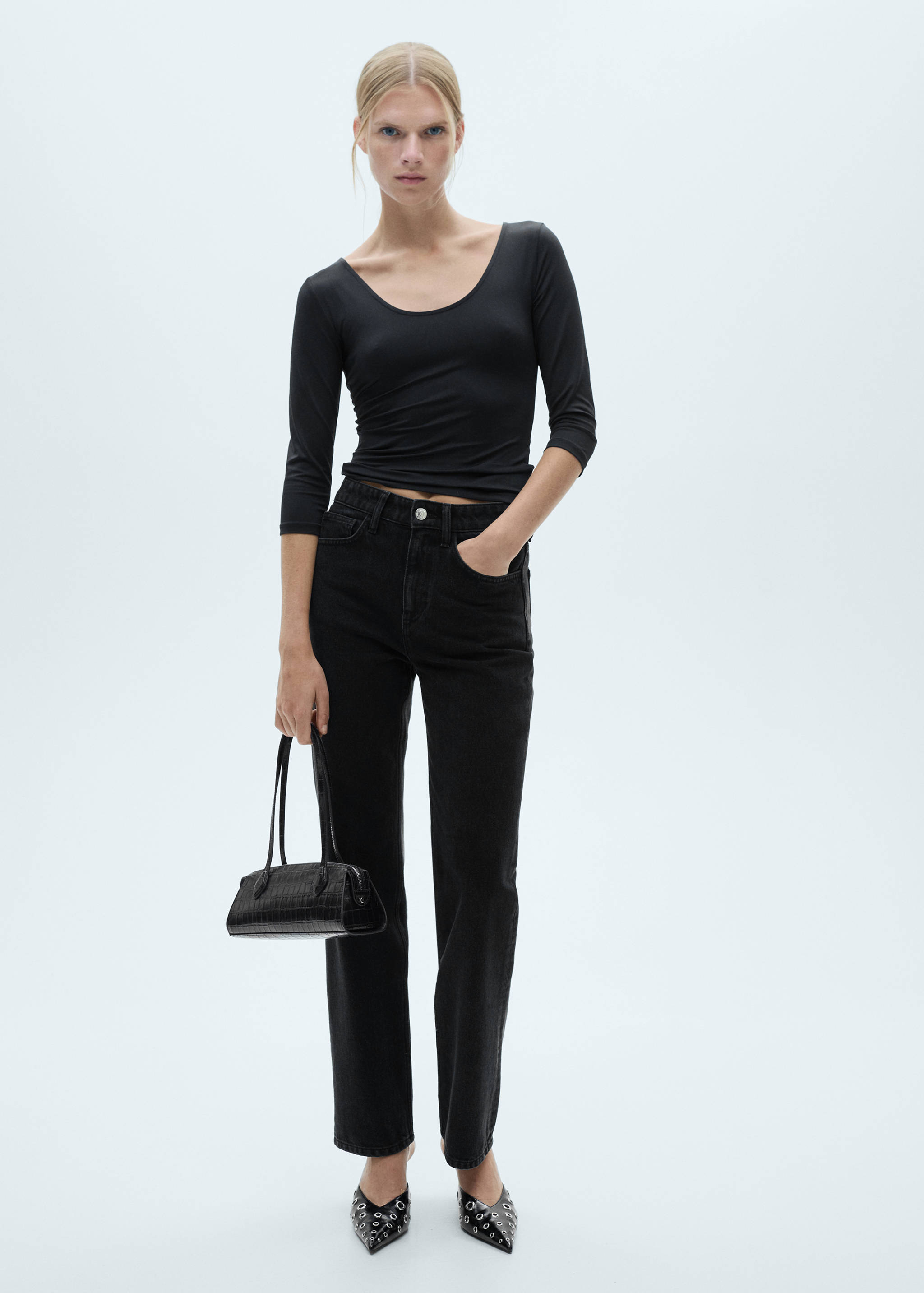 Three-quarter sleeve t-shirt - General plane