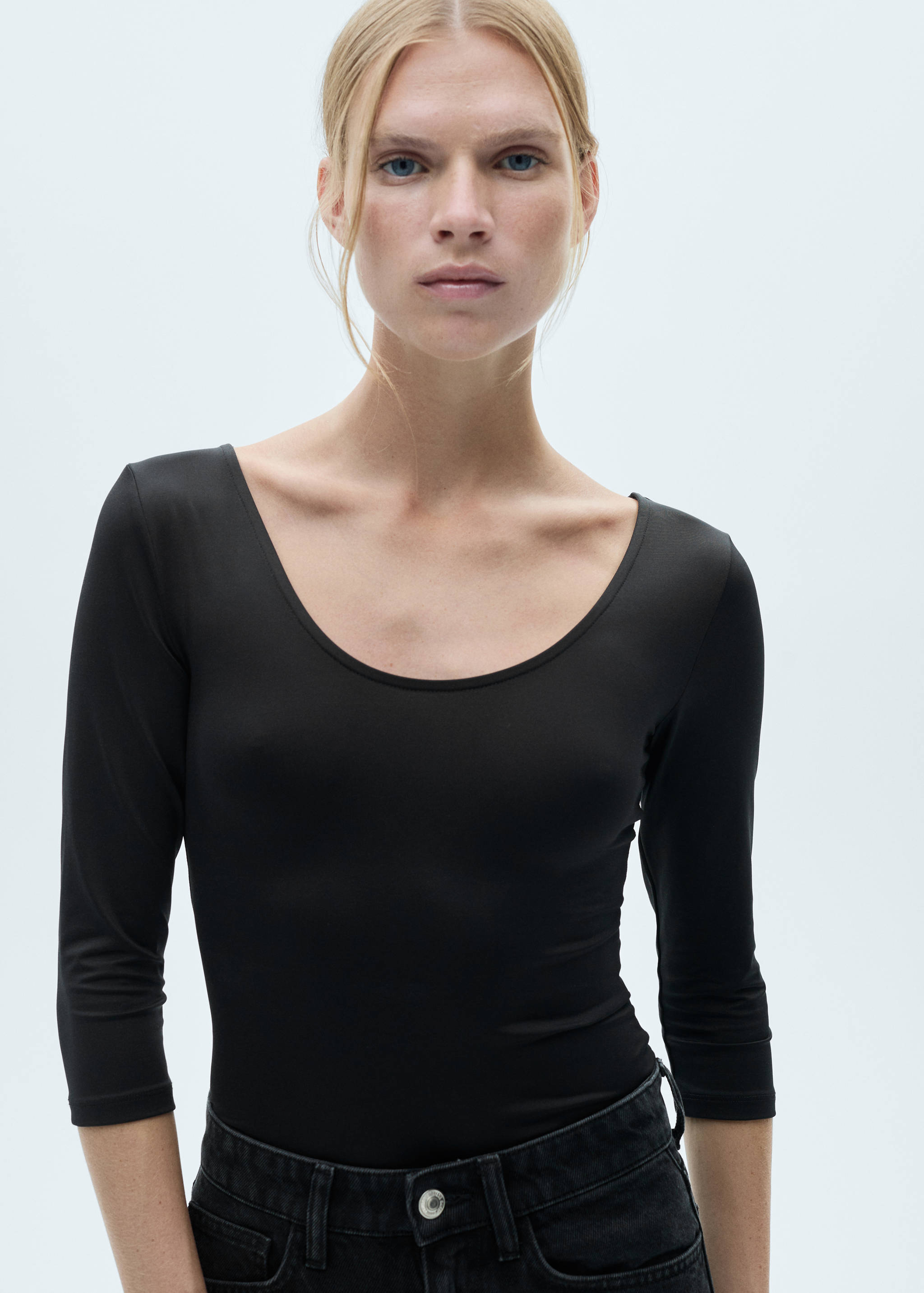 Three-quarter sleeve t-shirt - Medium plane