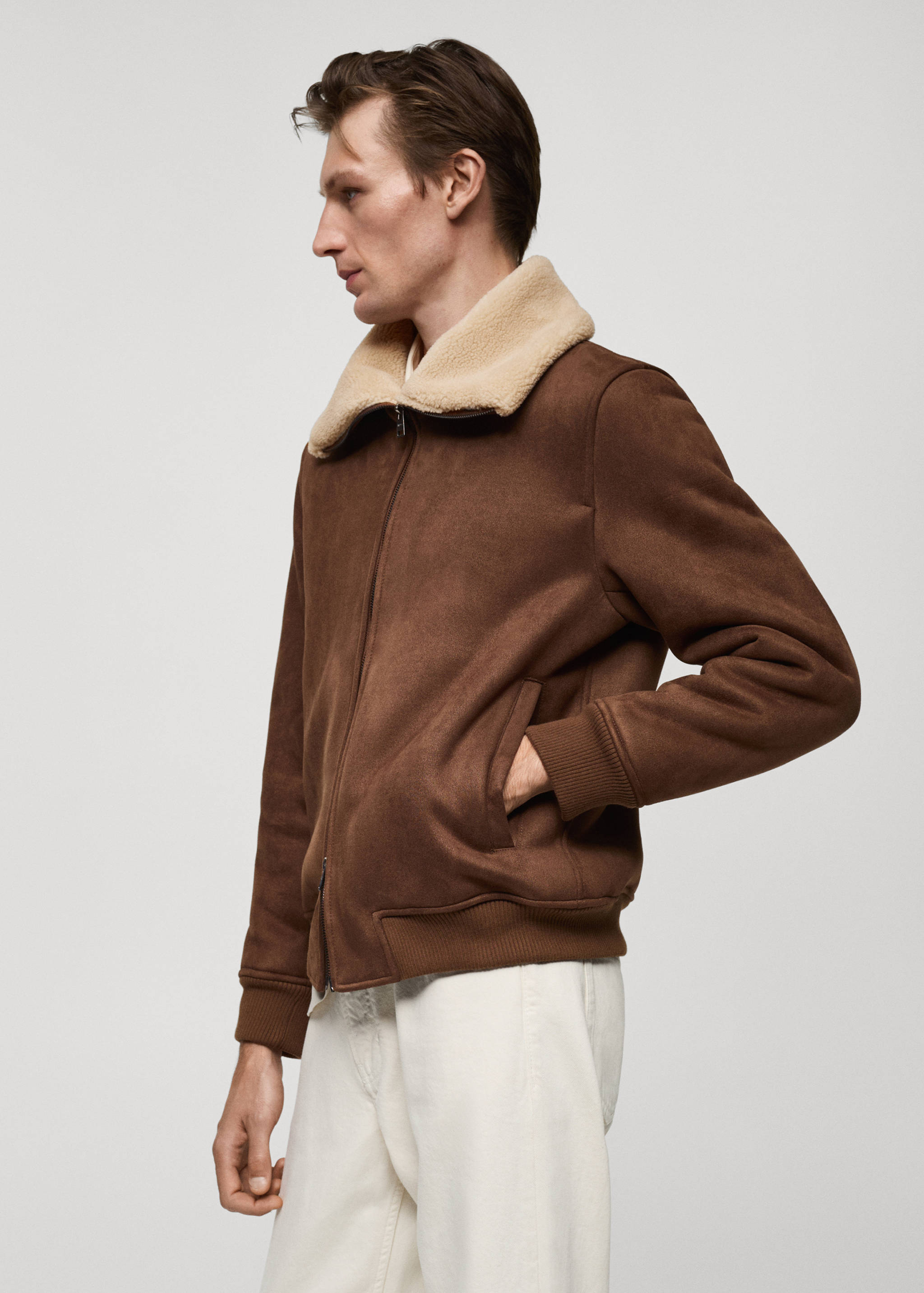 Double face sheepskin jacket - Details of the article 2