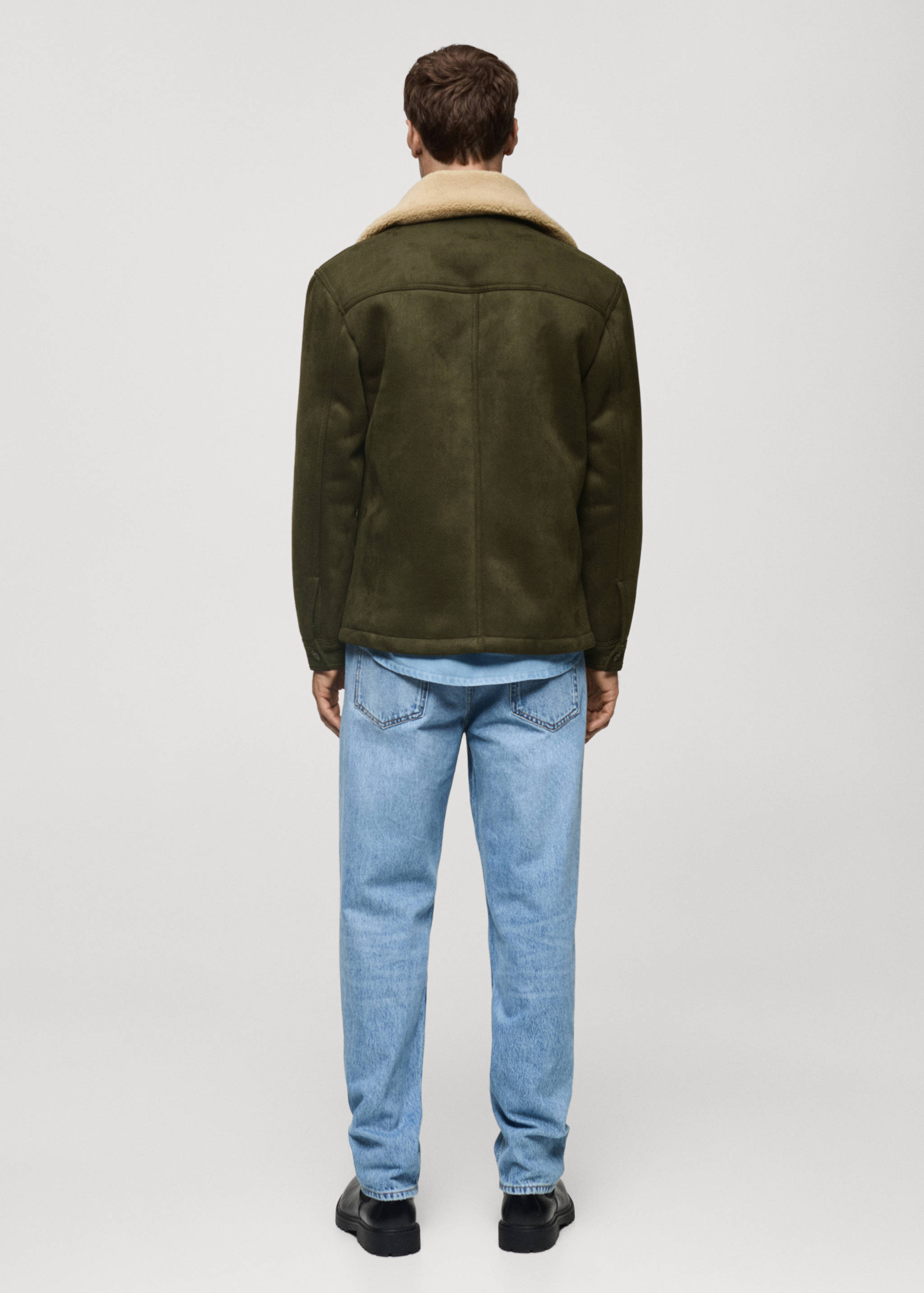 Dubbelzijdig jasje met teddy voering - Achterkant van het artikel