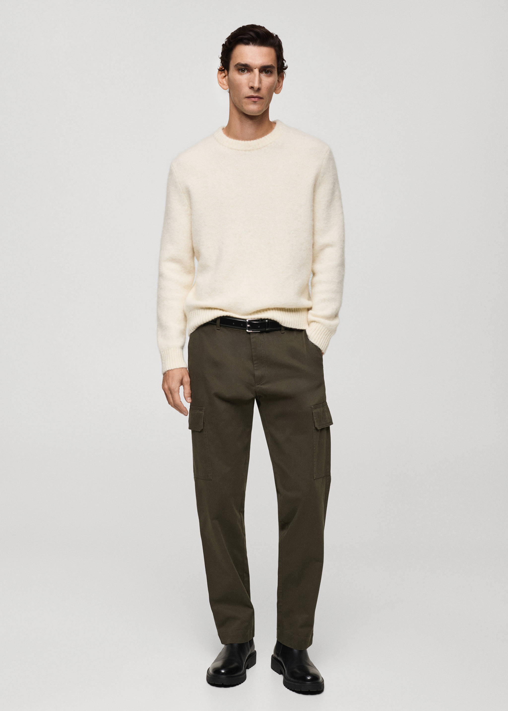 Pantalon cargo straight-fit - Plan général