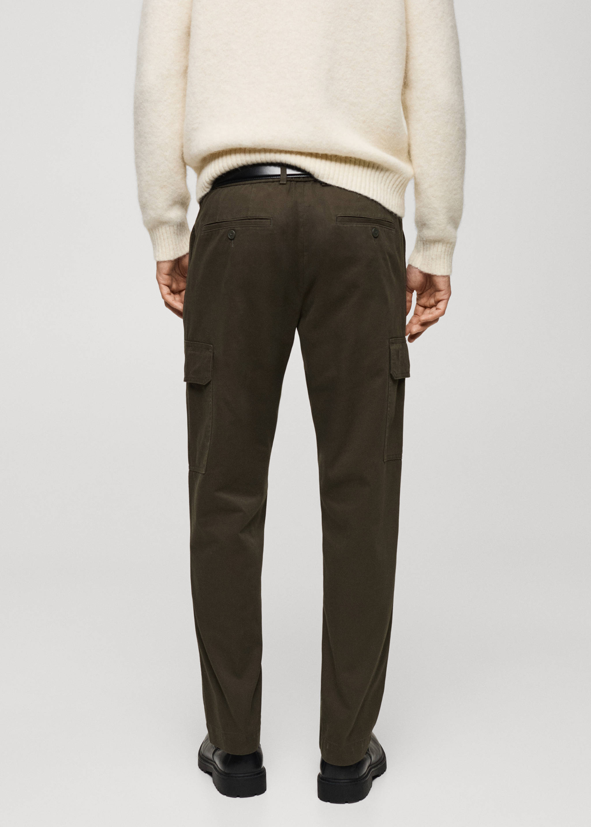 Pantalon cargo straight-fit - Verso de l’article