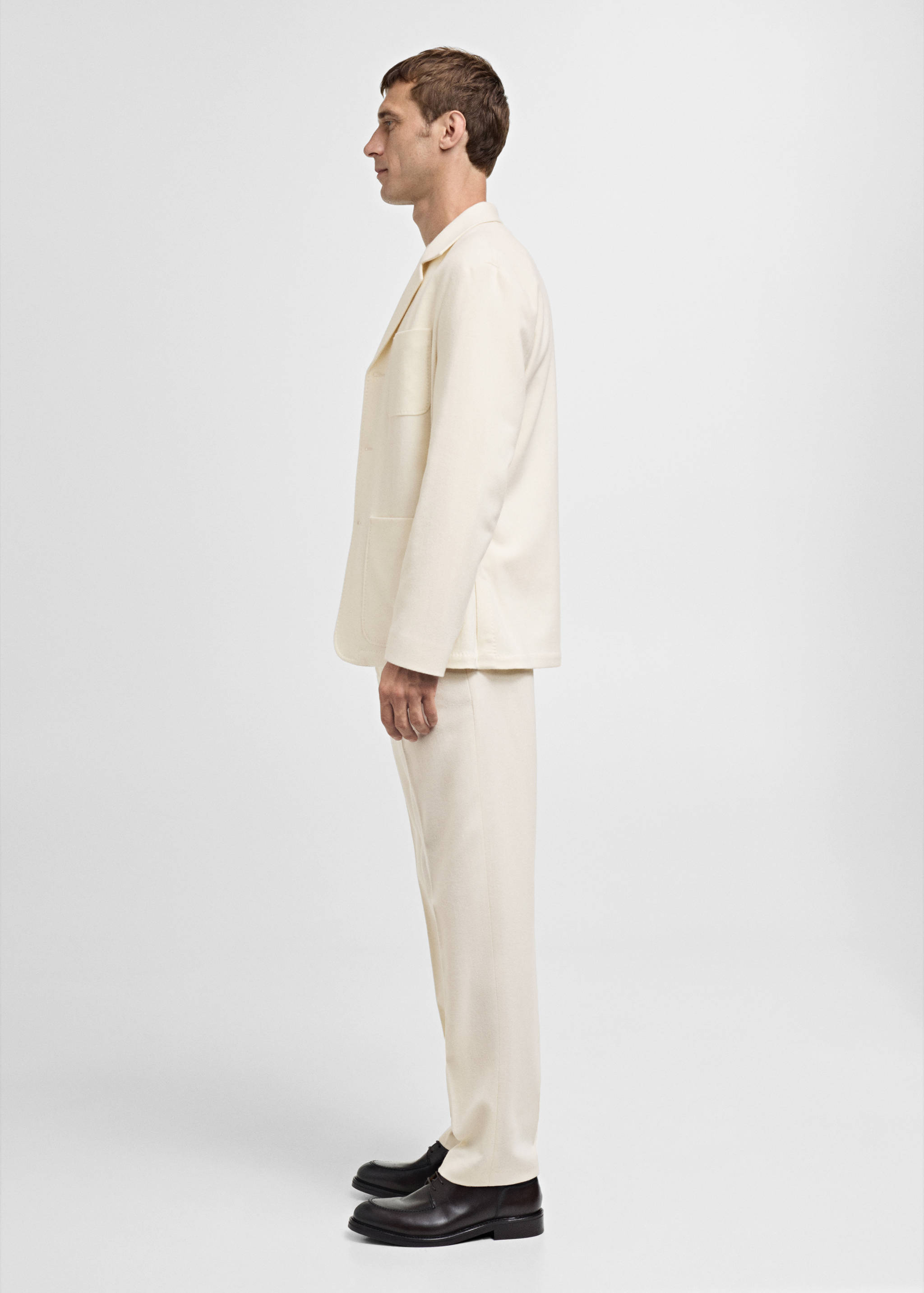 Pantalón traje franela lana italiana - Detalle del artículo 2