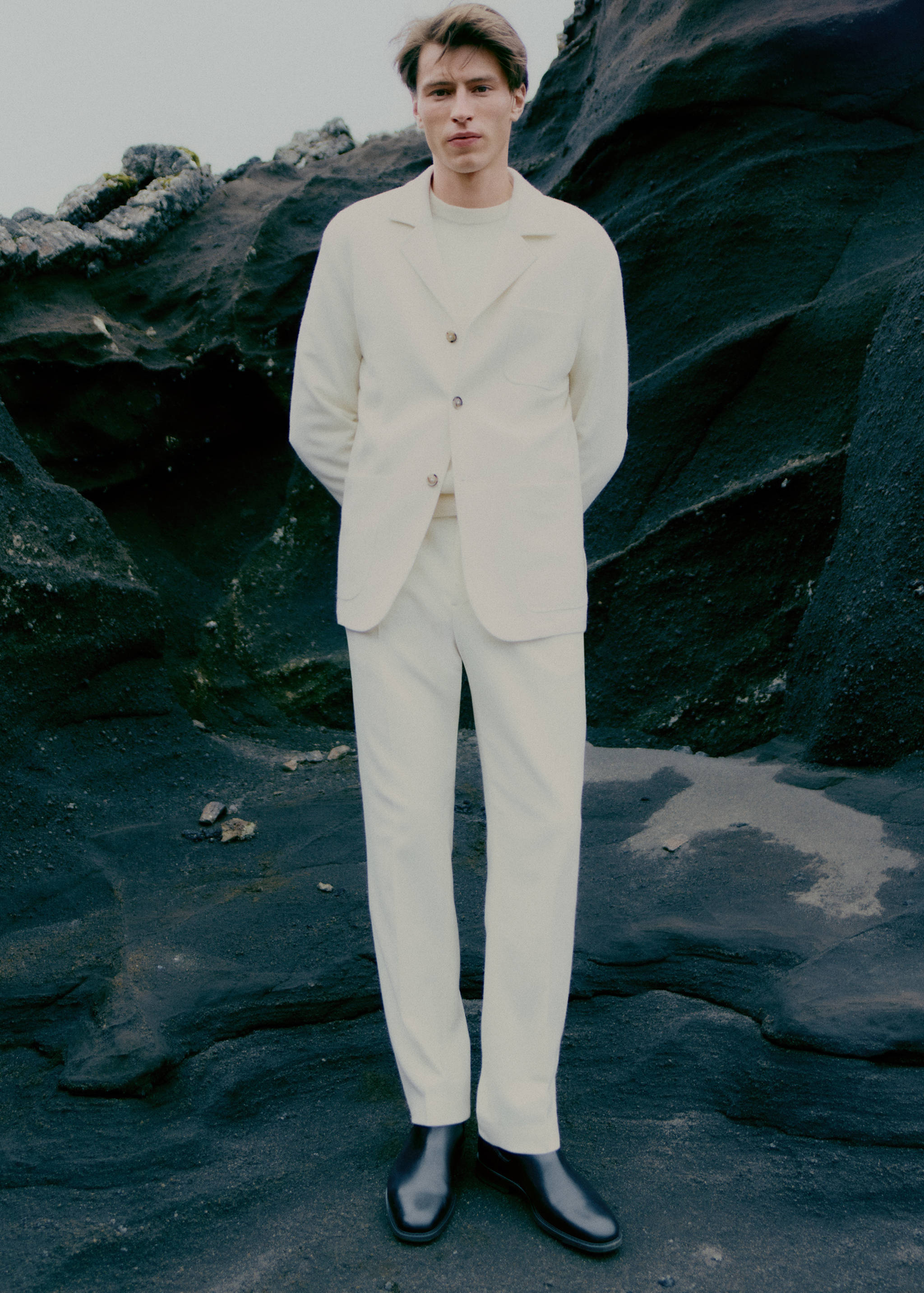 Pantalón traje franela lana italiana - Detalle del artículo 3