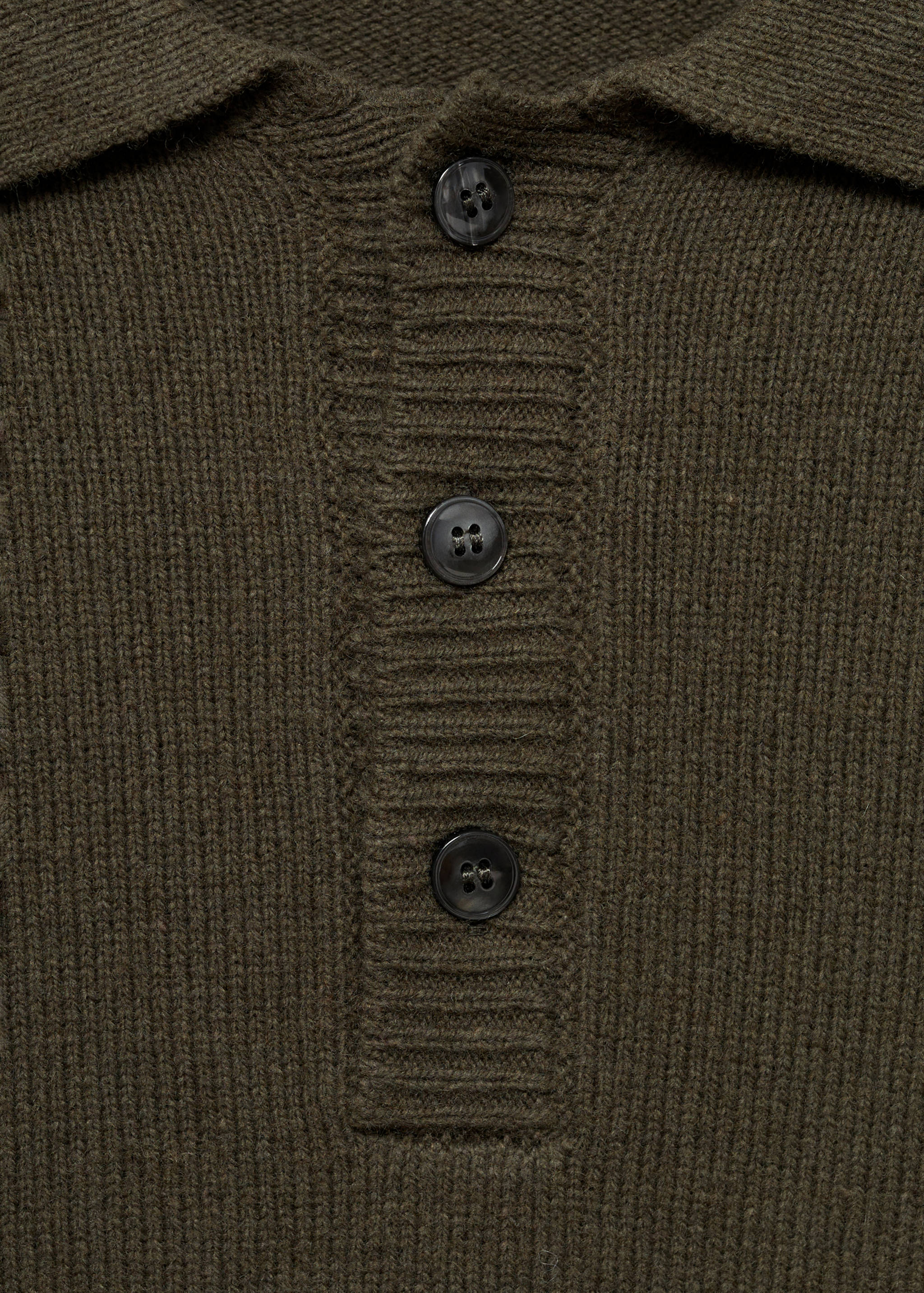 Jersey lana cuello polo - Detalle del artículo 8