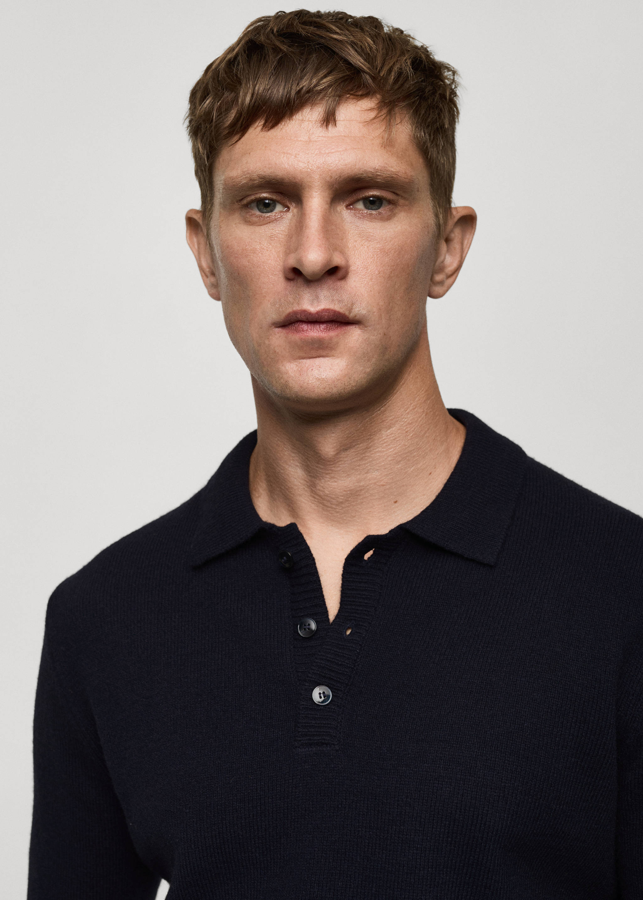 Jersey lana cuello polo - Detalle del artículo 1