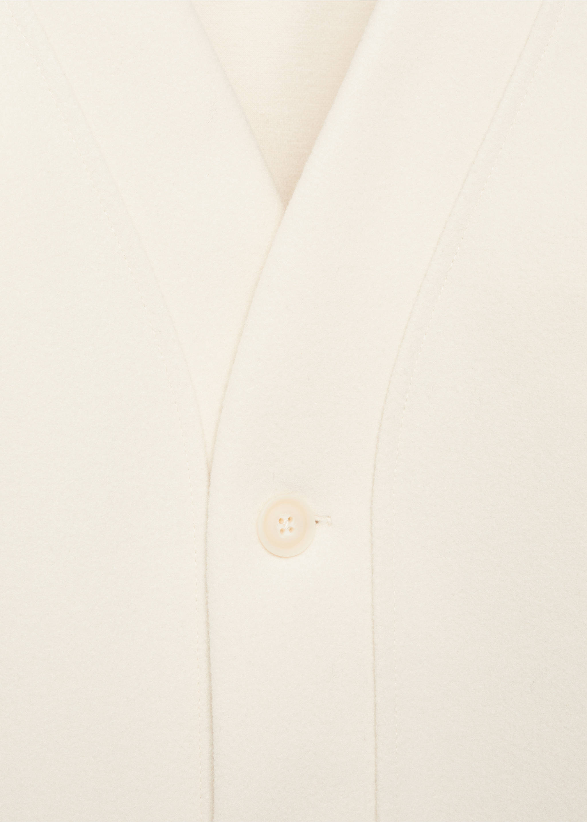 Relaxed-Fit-Flanell-Cardigan - Detail des Artikels 8, Ecru. Ref: 77017940-00.