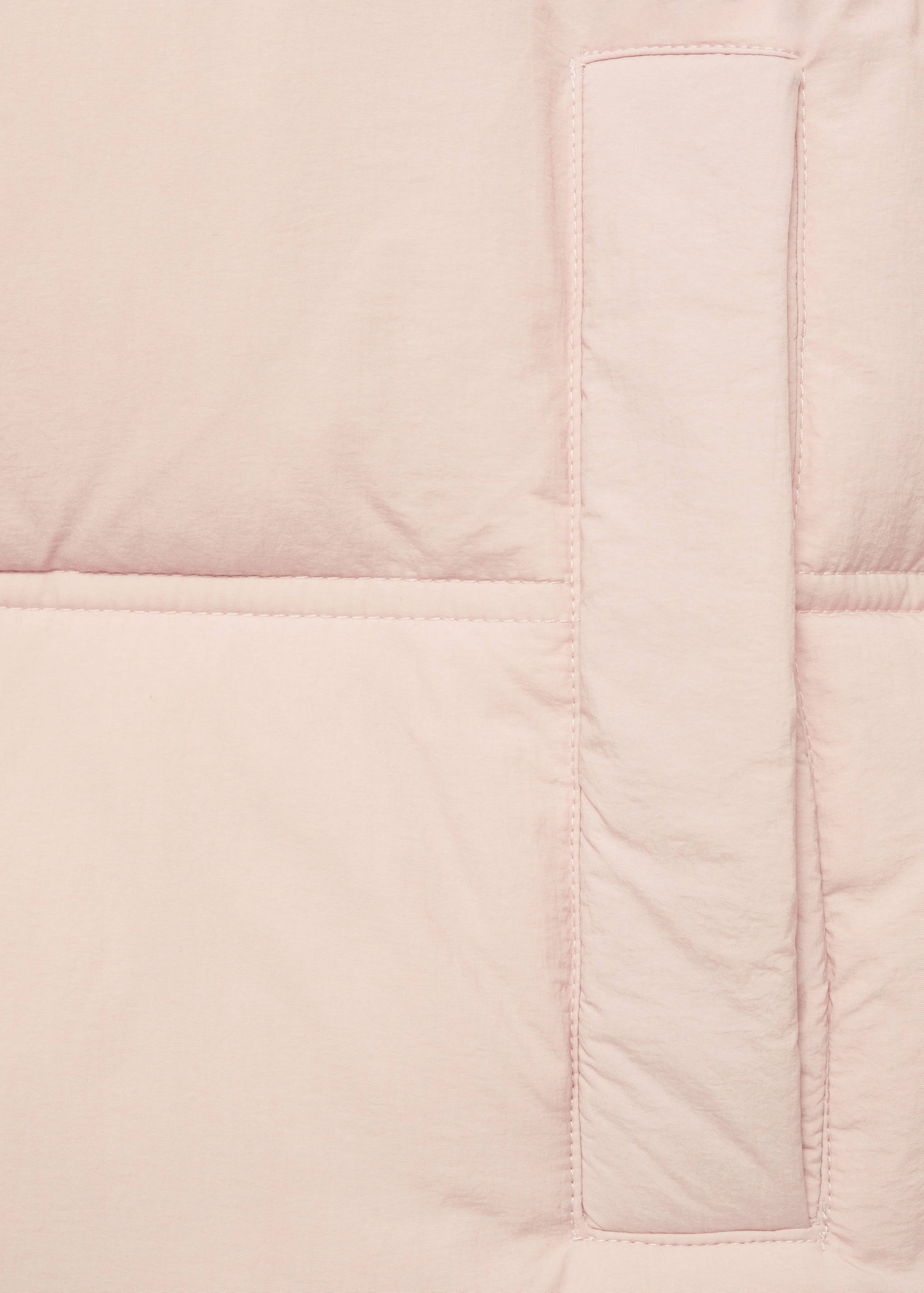 Short padded hooded anorak - Details of the article 0