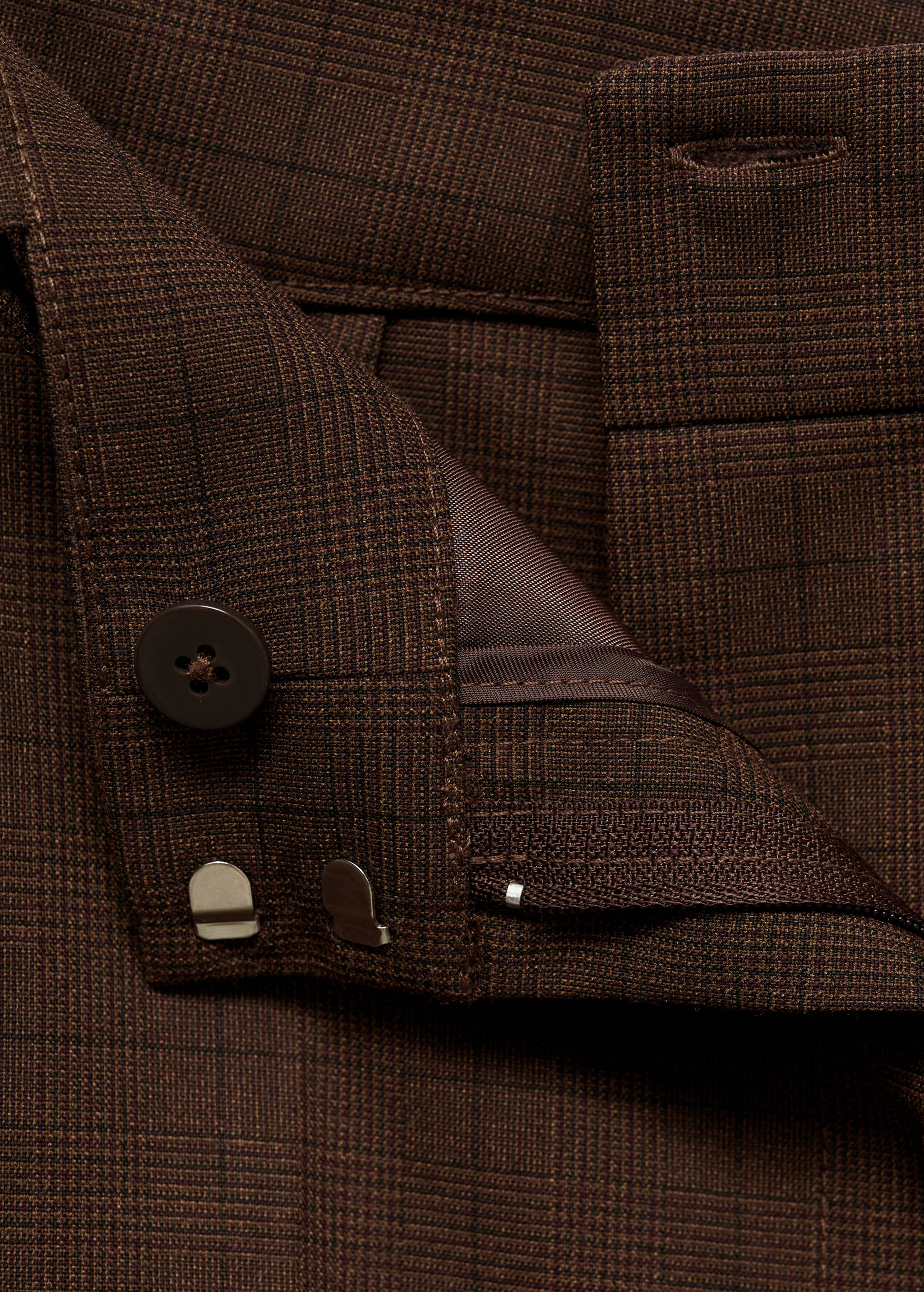 Gerade Hose mit Karomuster - Detail des Artikels 0