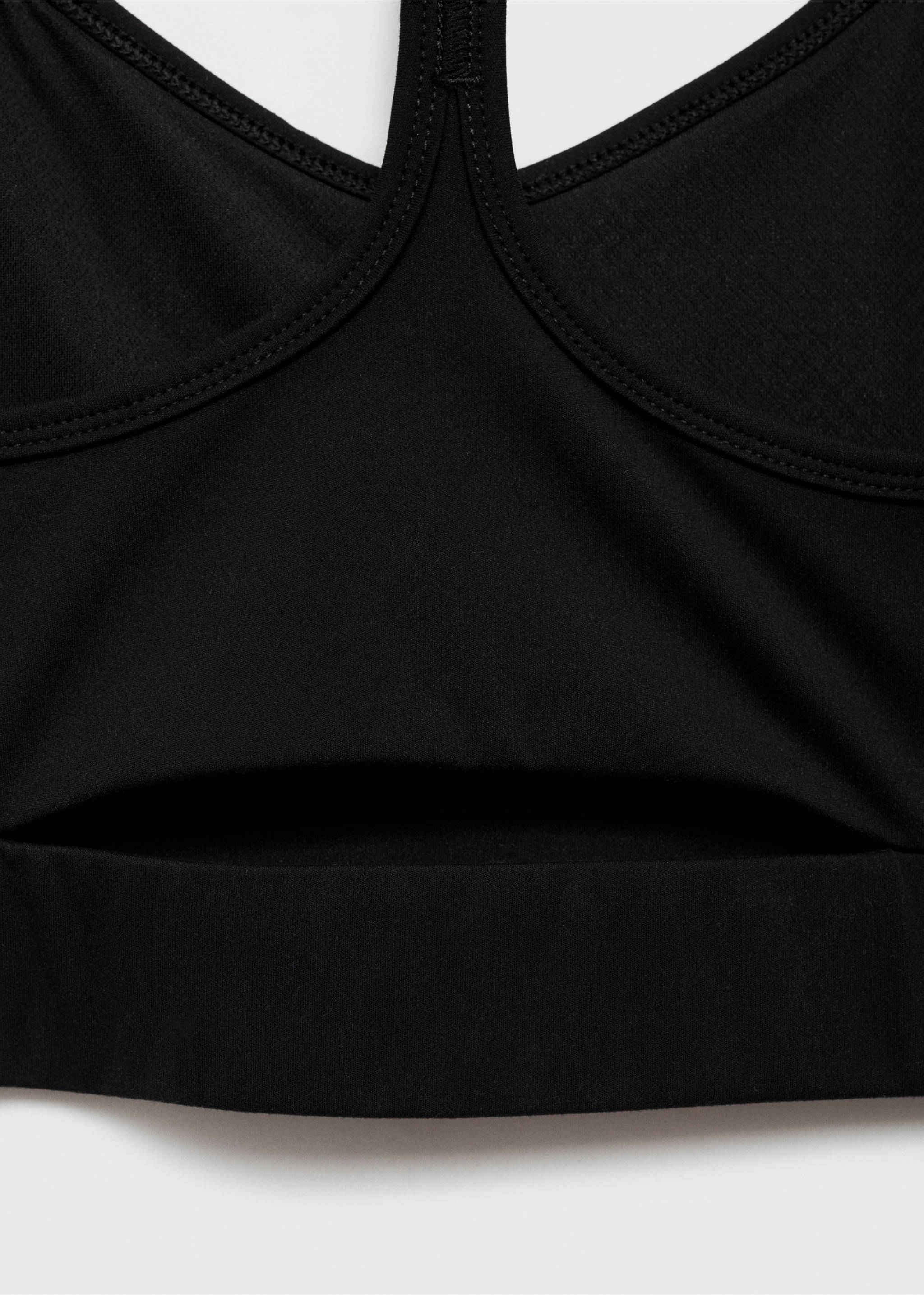 Top z odkrytymi plecami - Szczegóły artykułu 0, Czarny. Ref: 77018274-00.