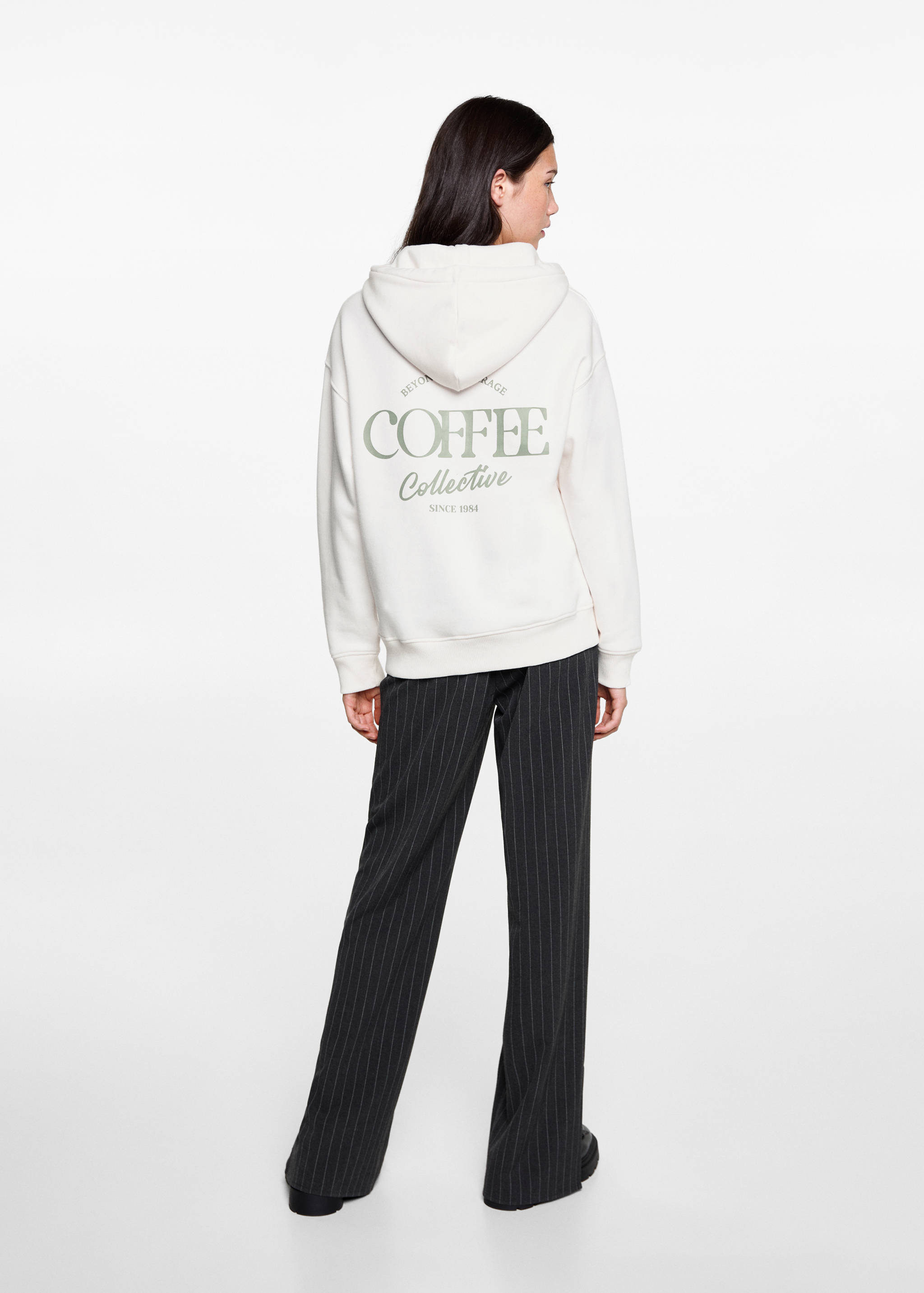 Sweater à capuche coton - Verso de l’article