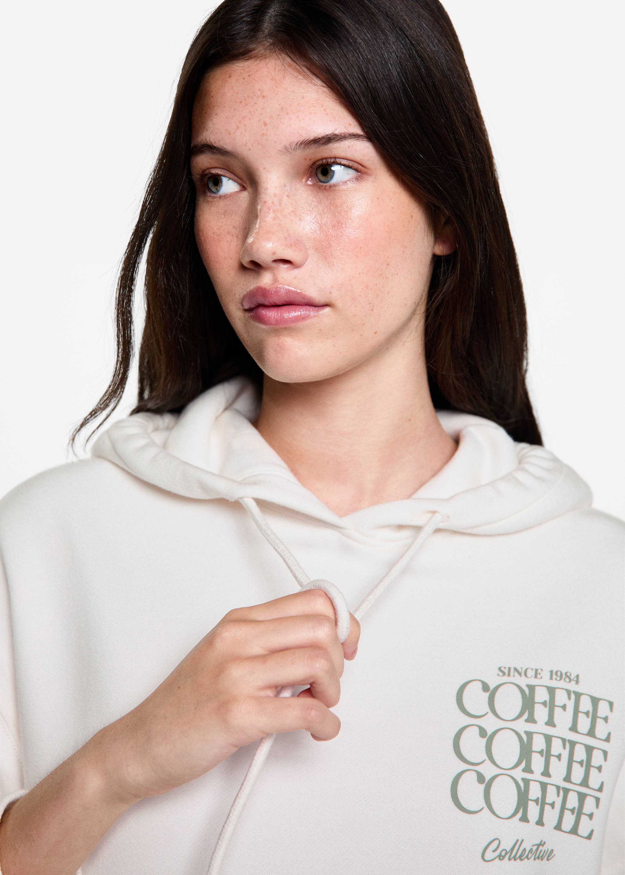 Sweater à capuche coton - Détail de l'article 1